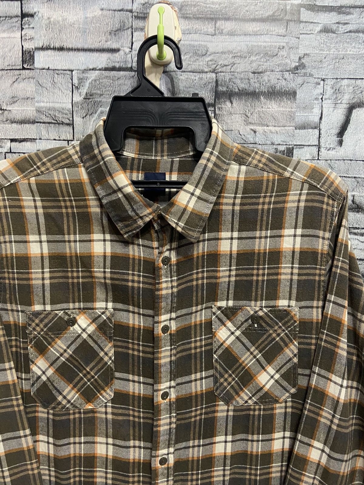 Gap Vintage Gap Flannel plaid double pocket fit M Size US M / EU 48-50 / 2 - 2 Thumbnail