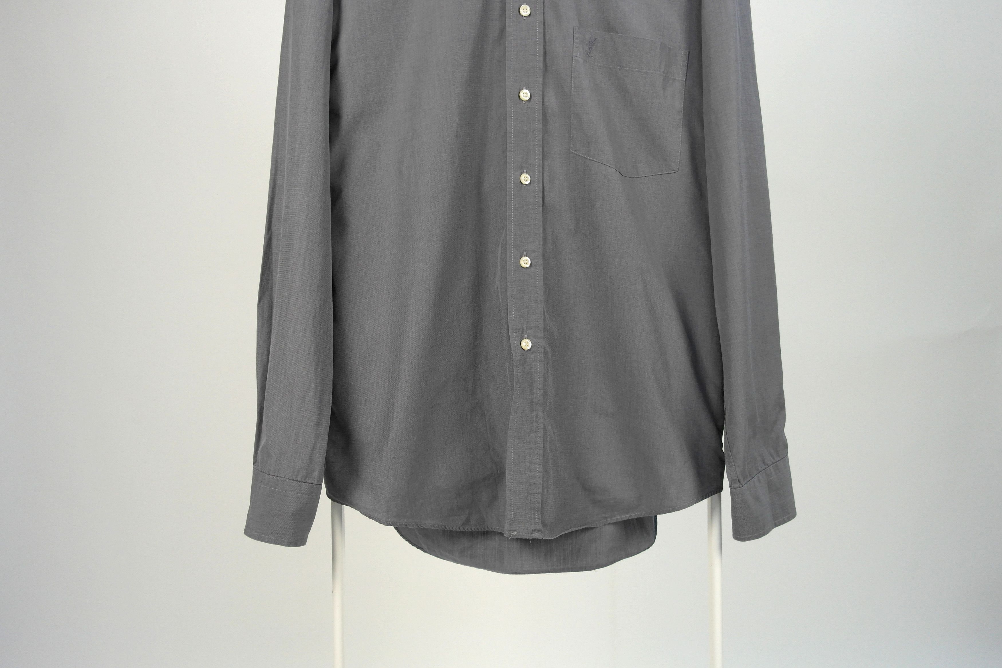 Yves Saint Laurent Vintage YSL shirt Size US L / EU 52-54 / 3 - 3 Thumbnail