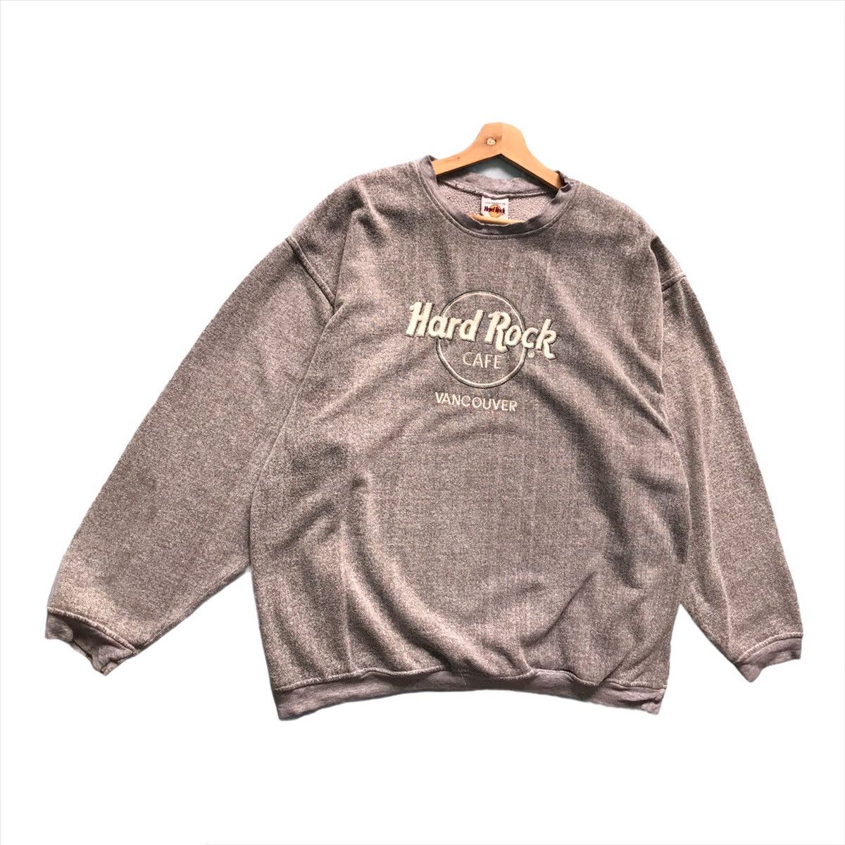 Hard Rock Cafe Hard Rock Cafe Embroidered Big Logo Sweatshirt Size XL Size US XL / EU 56 / 4 - 2 Thumbnail