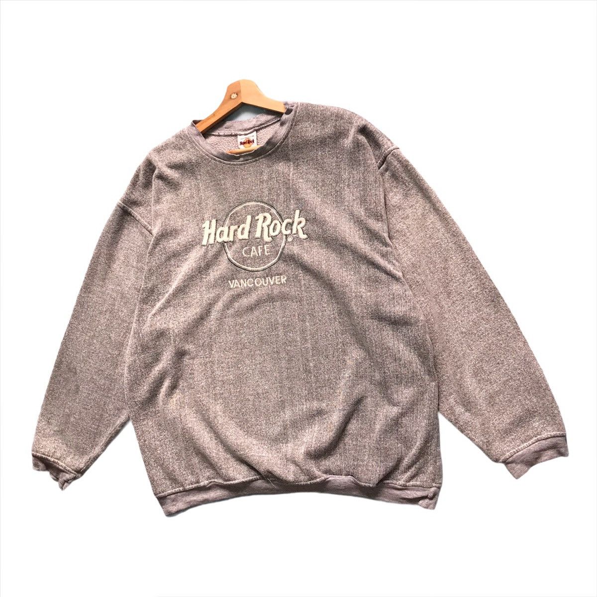 Hard Rock Cafe Hard Rock Cafe Embroidered Big Logo Sweatshirt Size XL Size US XL / EU 56 / 4 - 3 Thumbnail