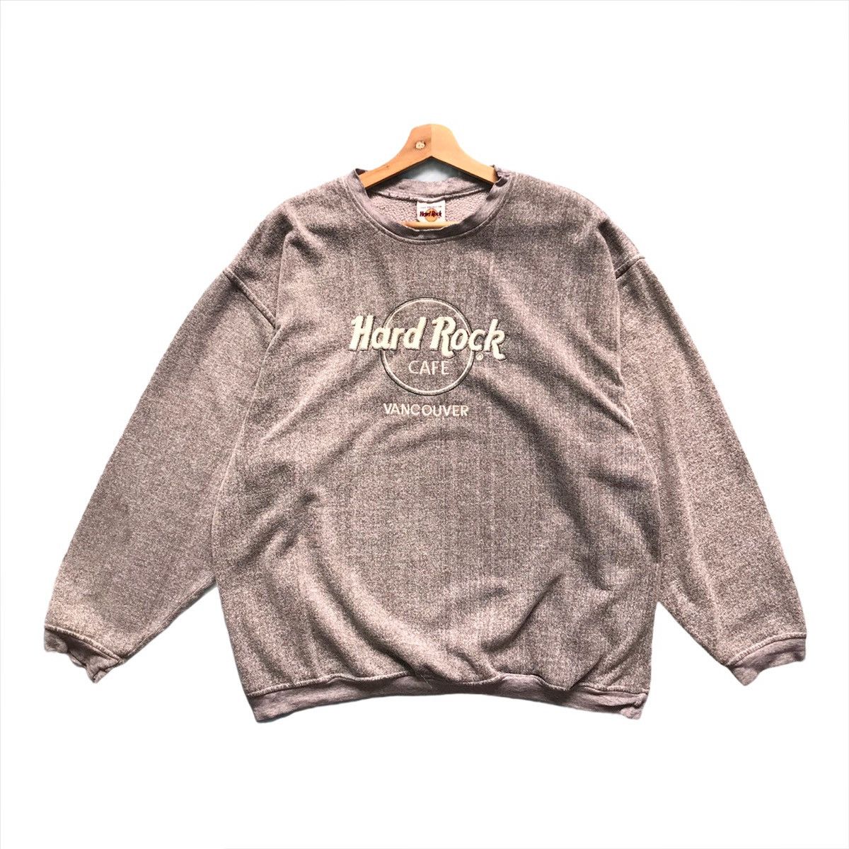 Hard Rock Cafe Hard Rock Cafe Embroidered Big Logo Sweatshirt Size XL Size US XL / EU 56 / 4 - 1 Thumbnail