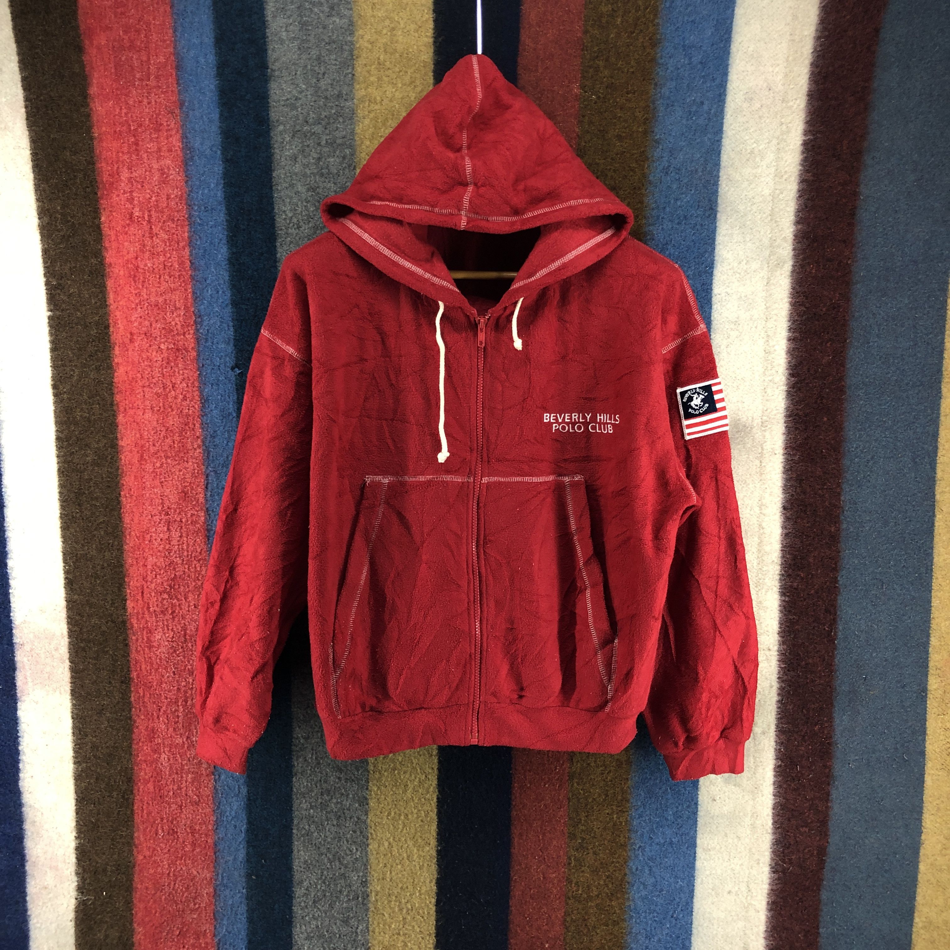 Beverly hills polo hot sale club zip hoodie