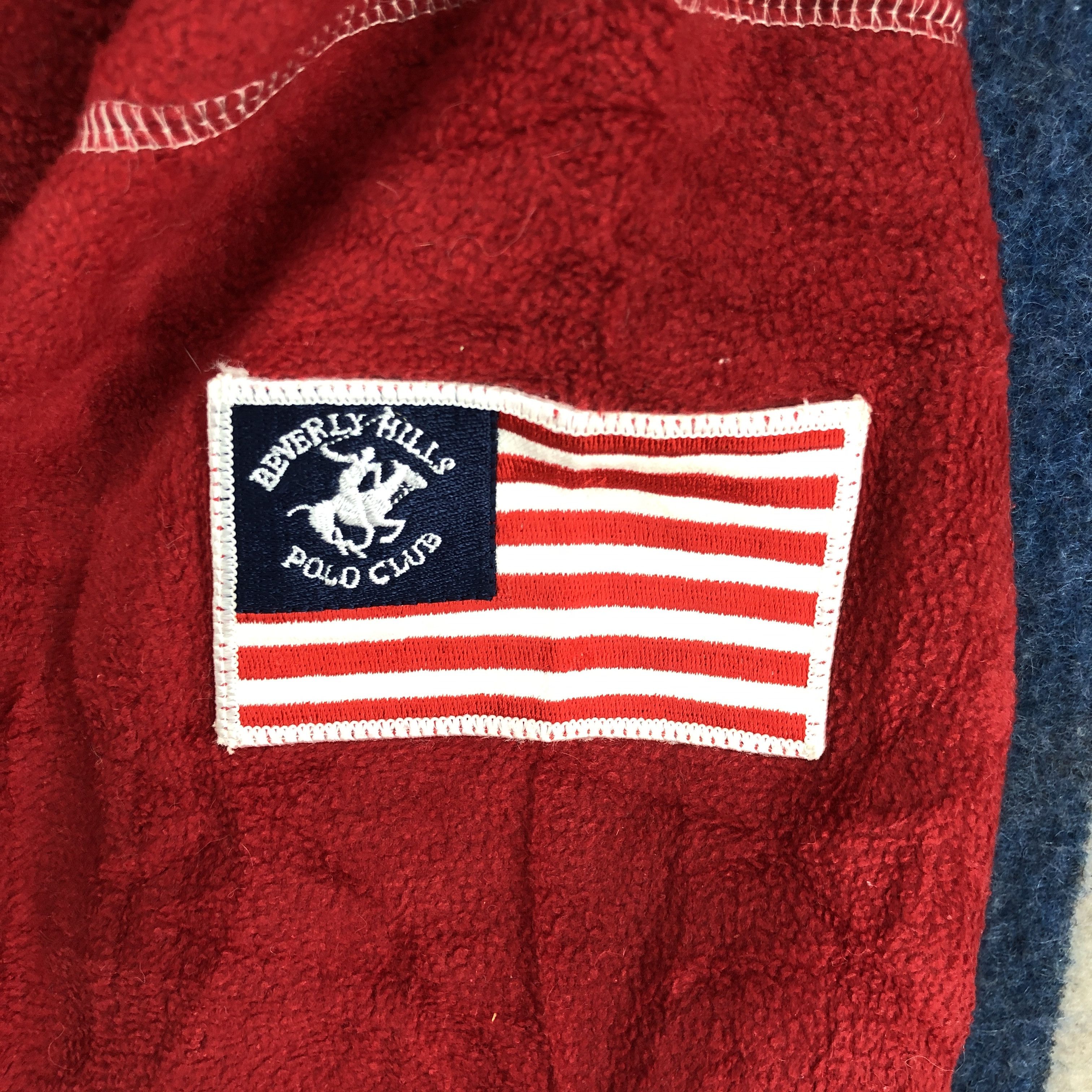 Beverly Hills Polo Club BHPC Hoodie Fleece American Patch Logo #030/B Size US M / EU 48-50 / 2 - 3 Thumbnail