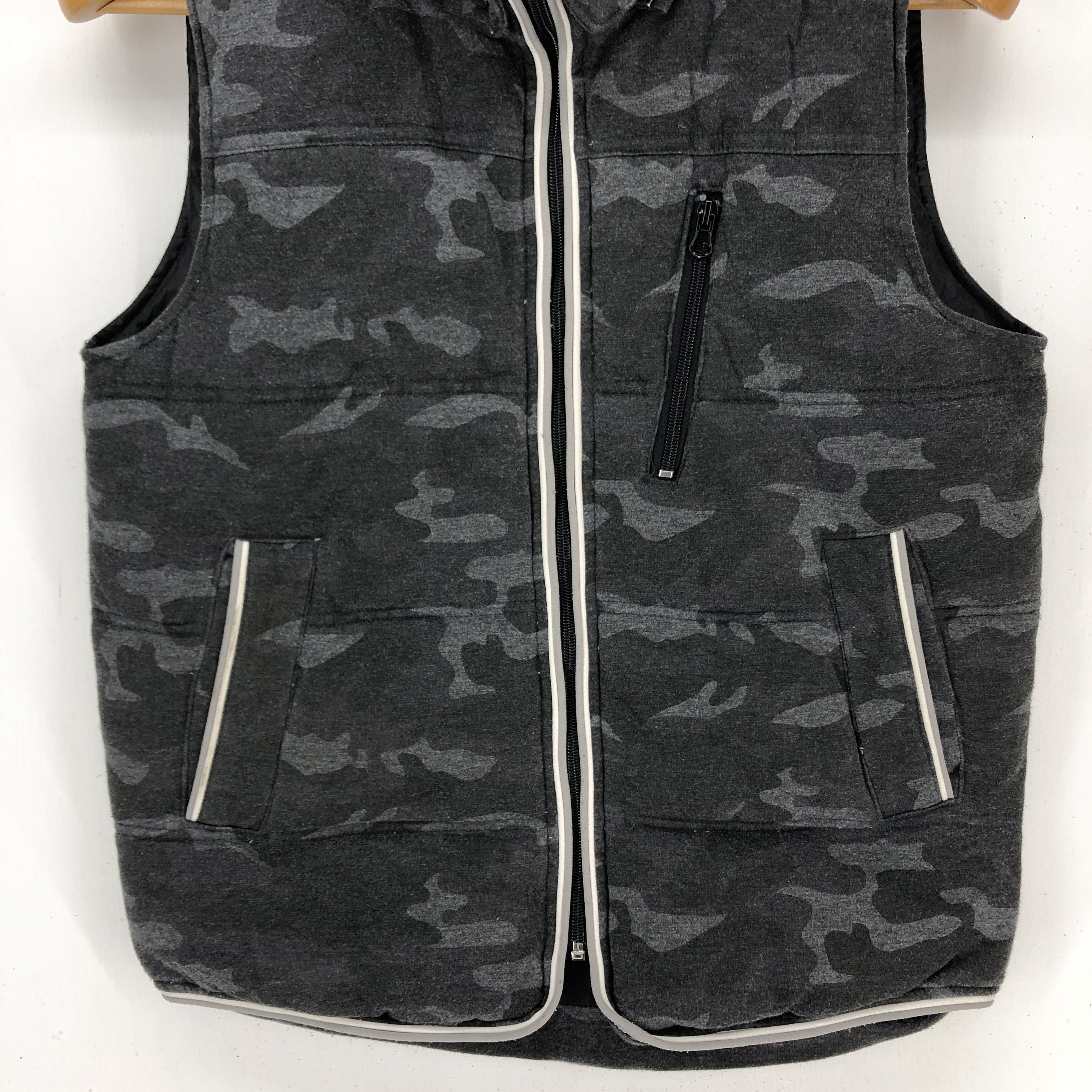Japanese Brand ANOTHER ONE SIDE Sleeveless Hoodie Vest #1705-64 Size US S / EU 44-46 / 1 - 4 Thumbnail