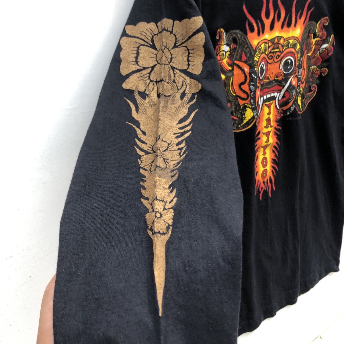 Vintage 90s ZUMA TATTOO by MURINA Long Sleeve T Shirt #0897-29 Size US M / EU 48-50 / 2 - 6 Thumbnail