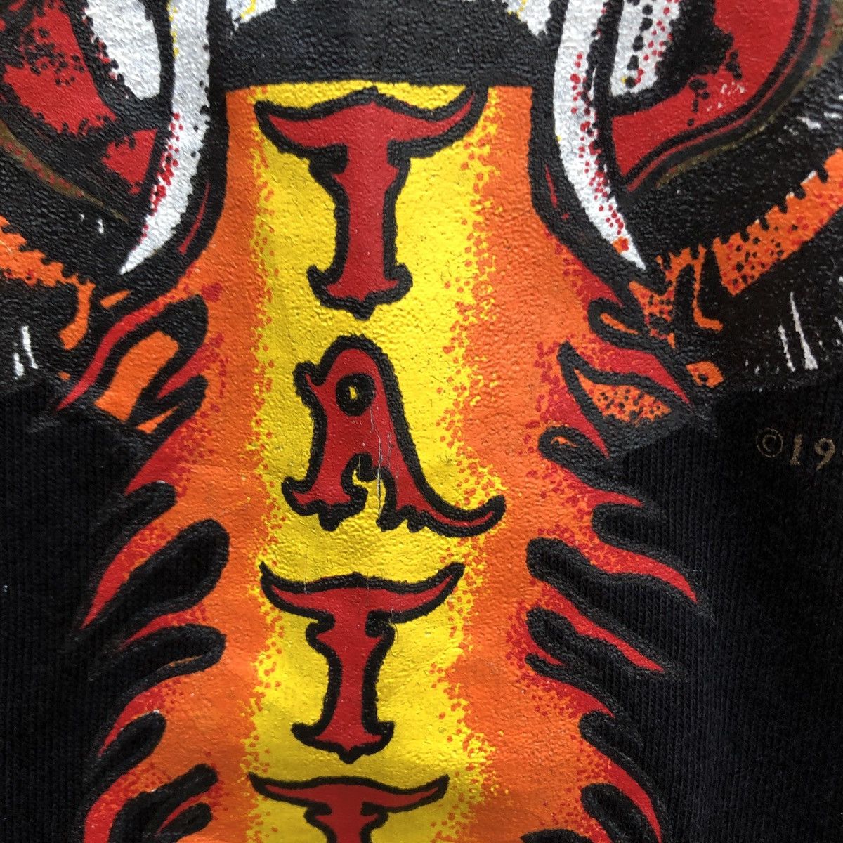 Vintage 90s ZUMA TATTOO by MURINA Long Sleeve T Shirt #0897-29 Size US M / EU 48-50 / 2 - 3 Thumbnail