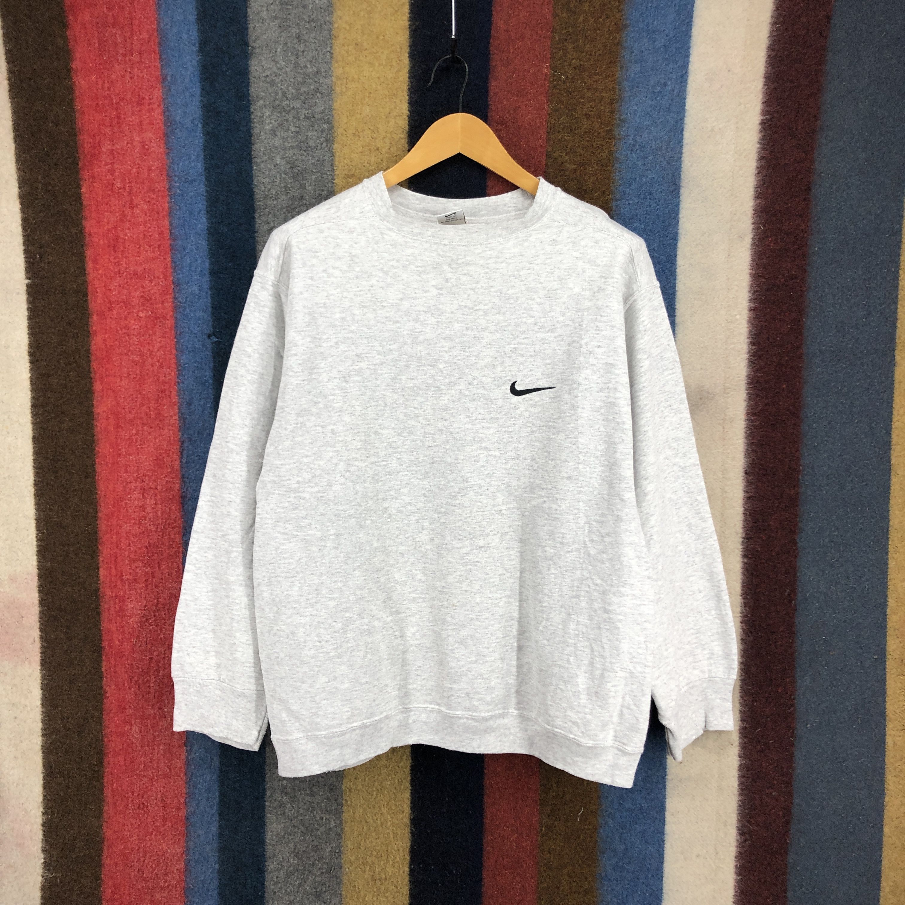 Nike 90s Vintage NIKE SILVER LABEL Crew Neck Sweatshirt #2766-100 Size US M / EU 48-50 / 2 - 1 Thumbnail