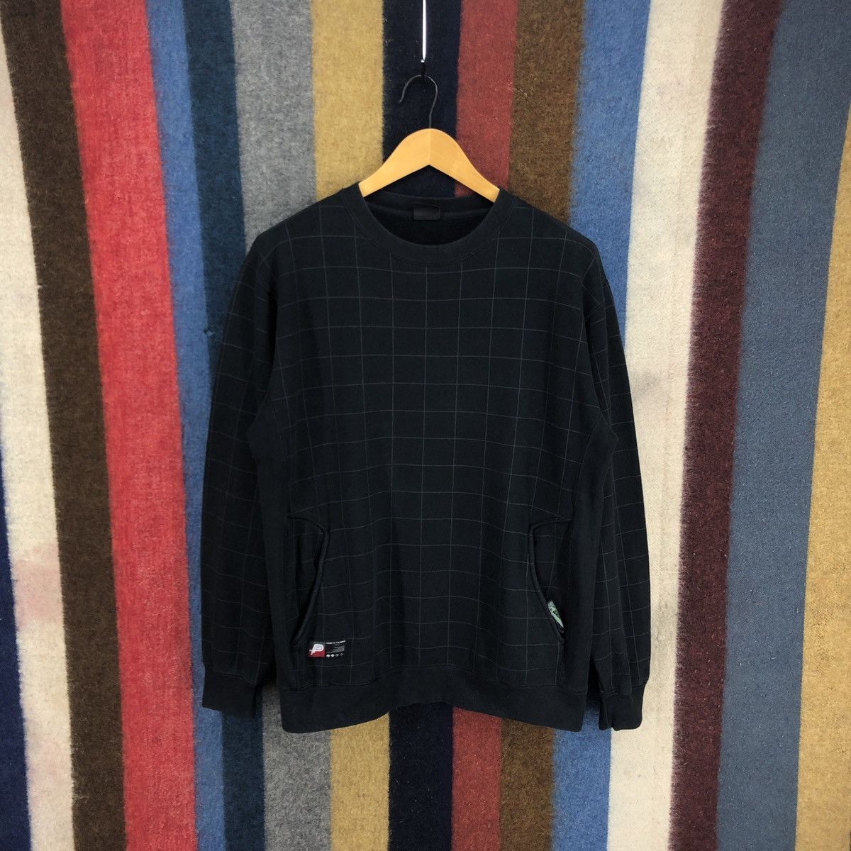 Japanese Brand POWER TO THE PEOPLE Crew Neck Sweatshirt #2819-103 Size US L / EU 52-54 / 3 - 1 Thumbnail
