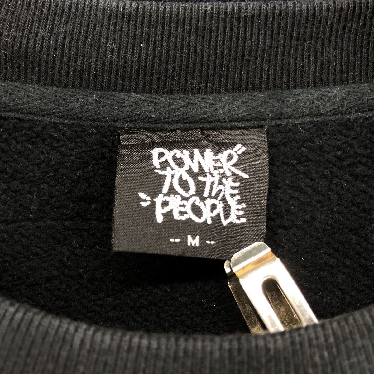 Japanese Brand POWER TO THE PEOPLE Crew Neck Sweatshirt #2819-103 Size US L / EU 52-54 / 3 - 7 Thumbnail