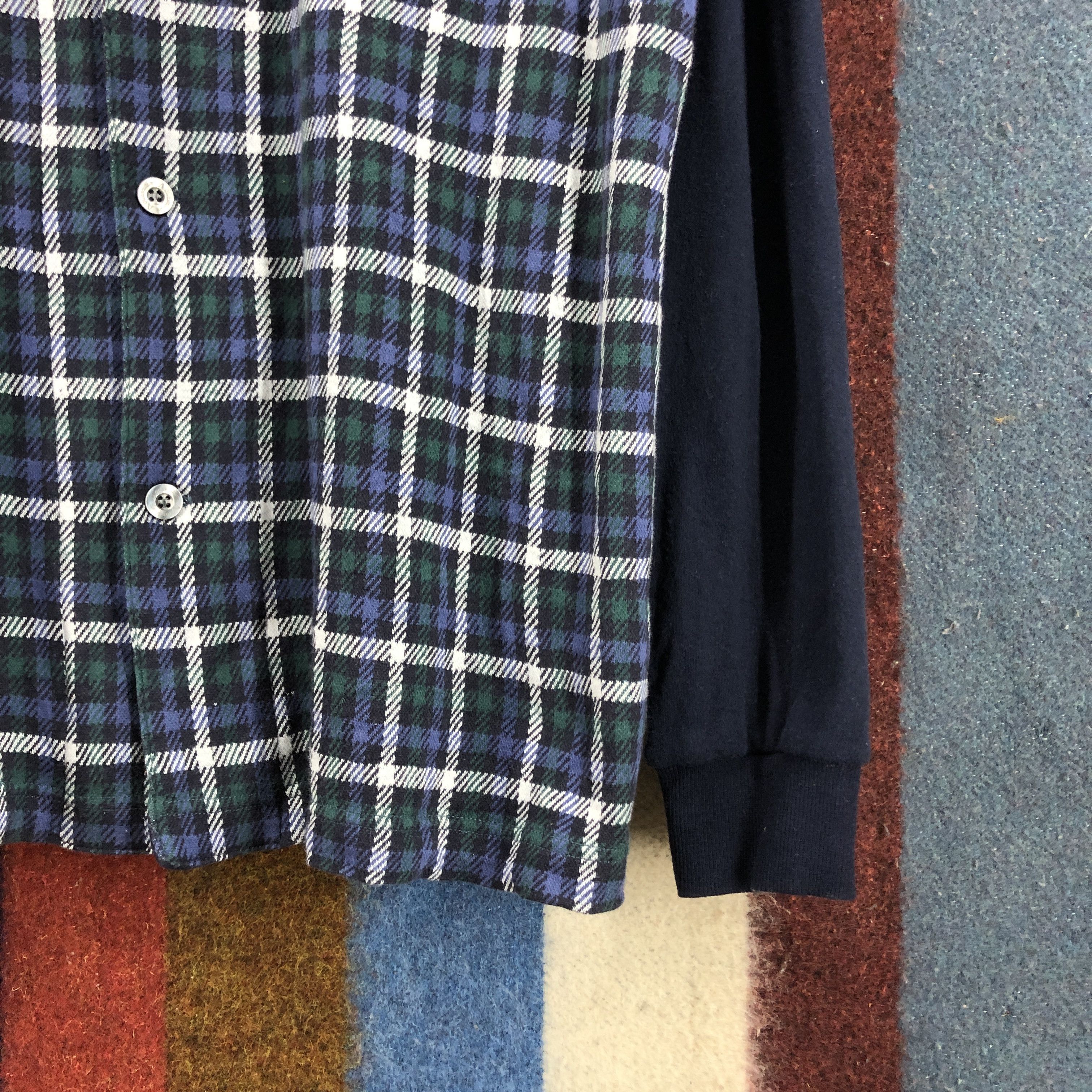 Aquascutum AQUASCUTUM Button Down Sweater Plaid Design #0672/AC Size US L / EU 52-54 / 3 - 4 Thumbnail