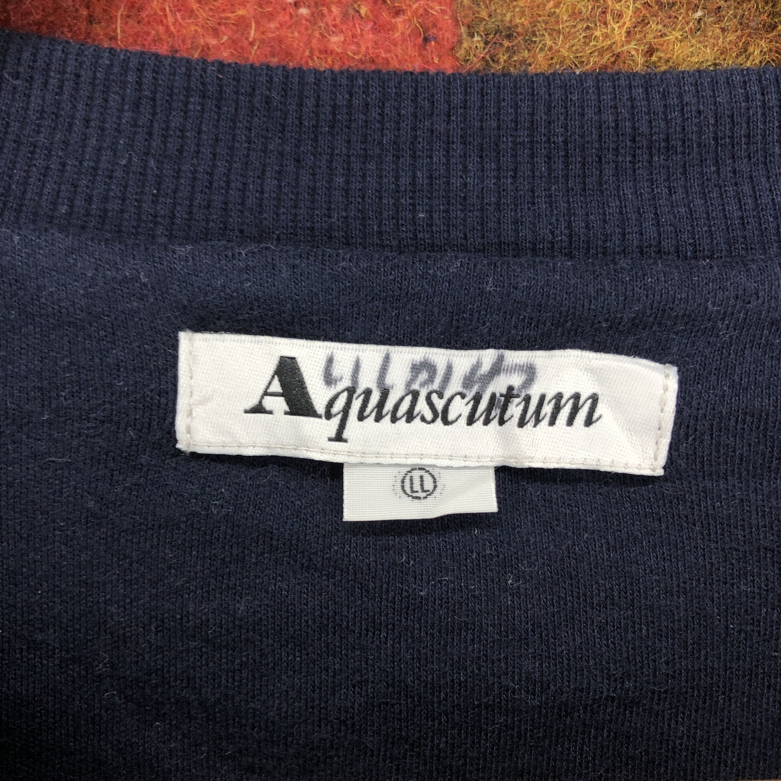 Aquascutum AQUASCUTUM Button Down Sweater Plaid Design #0672/AC Size US L / EU 52-54 / 3 - 5 Thumbnail