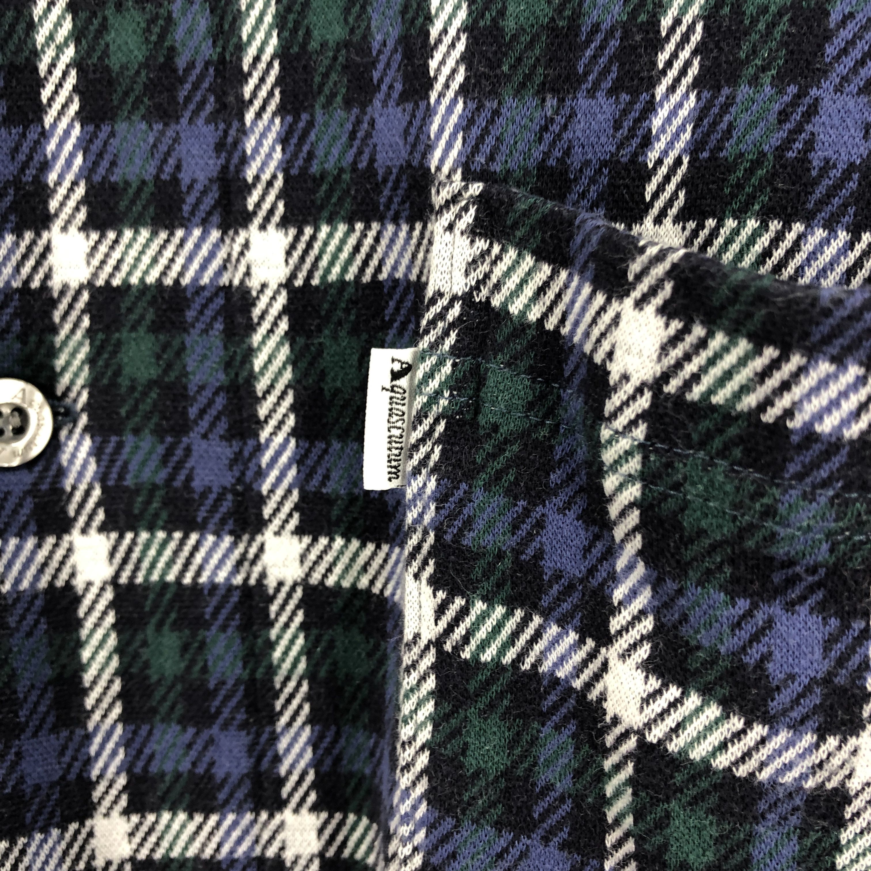 Aquascutum AQUASCUTUM Button Down Sweater Plaid Design #0672/AC Size US L / EU 52-54 / 3 - 3 Thumbnail