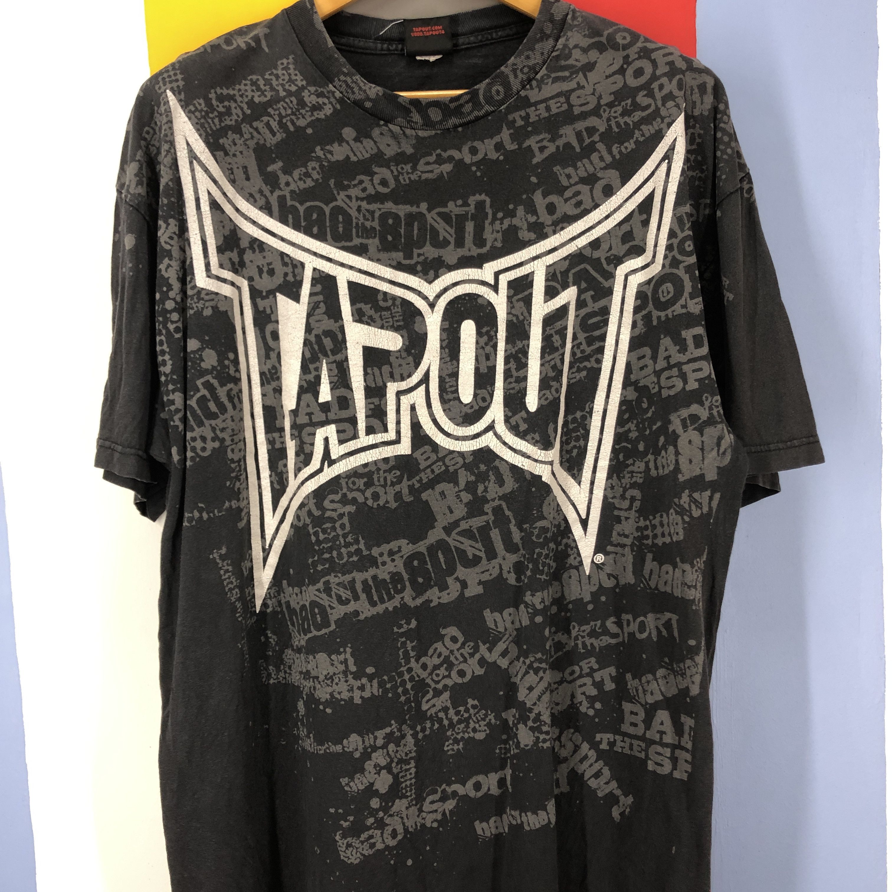 WWE TAP OUT Crew Neck T Shirt #0912/AH Size US L / EU 52-54 / 3 - 2 Thumbnail