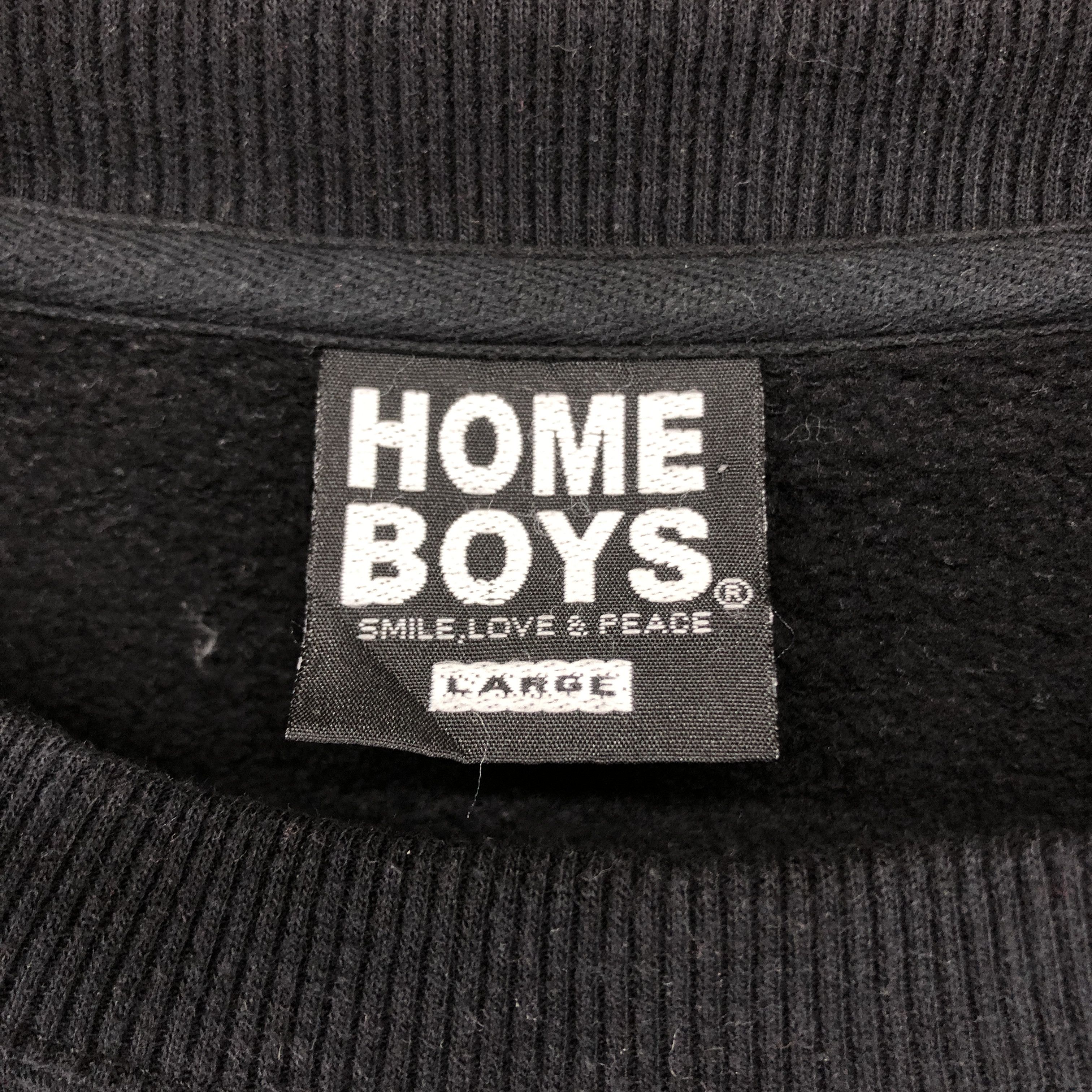 Japanese Brand HOME BOYS SMILE Crew Neck Sweatshirt #0604/Z Size US M / EU 48-50 / 2 - 5 Thumbnail