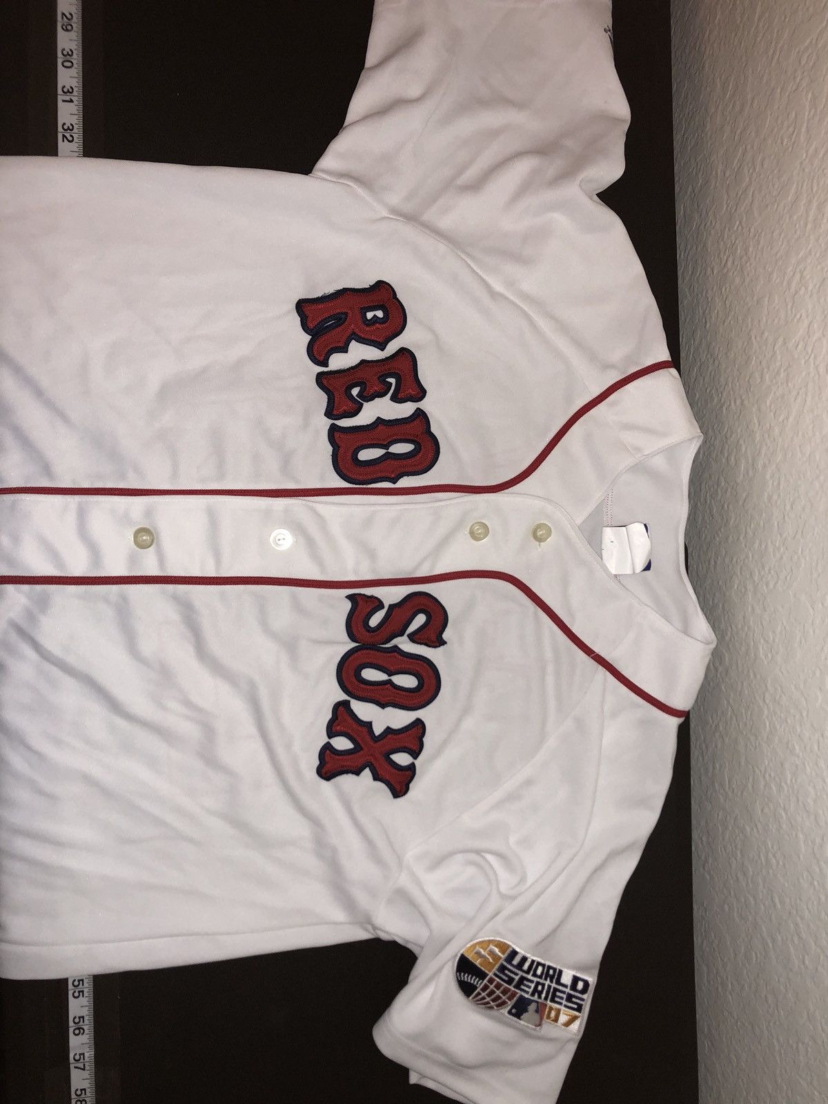 2007-08 BOSTON RED SOX LUGO #23 MAJESTIC JERSEY (HOME) Y