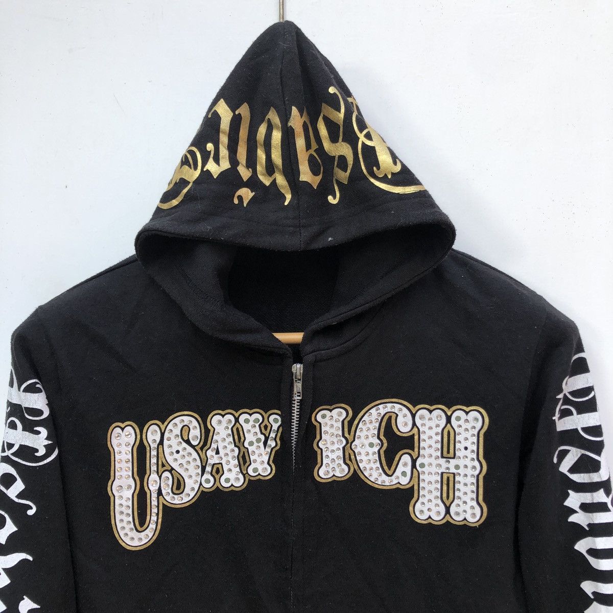 Japanese Brand USAVICH ©2010mtvnetwork Hoodie Pullover #0797-25 Size US XS / EU 42 / 0 - 7 Thumbnail