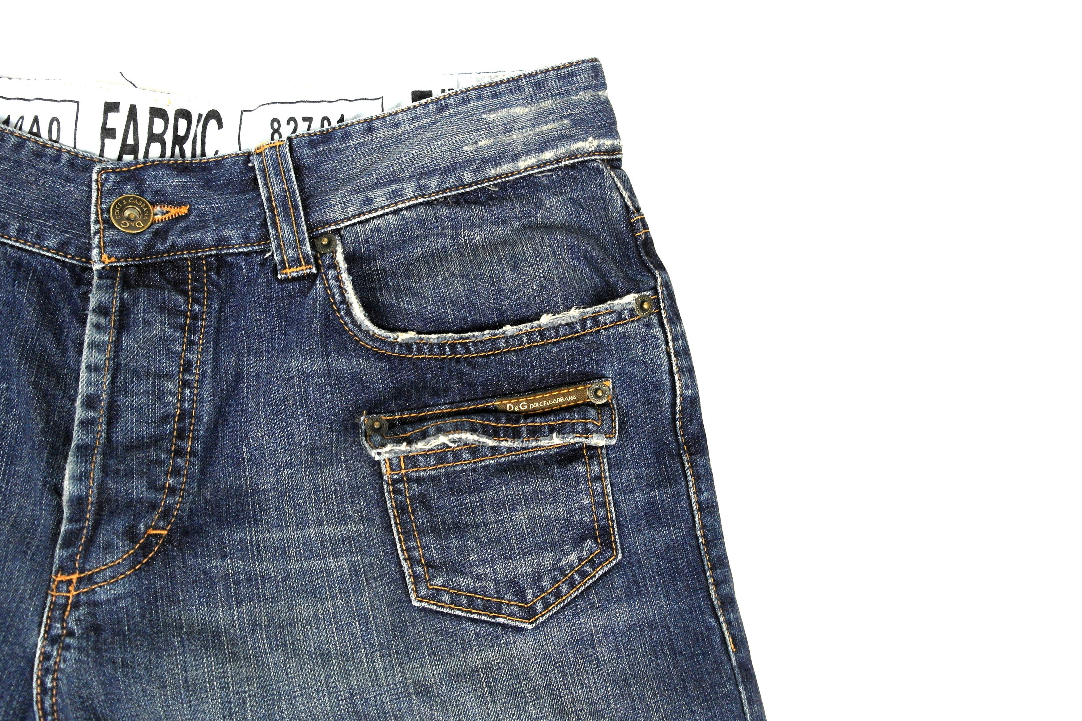 Dolce & Gabbana × Vintage Dolce & Gabbana denim jeans pants Size US 34 / EU 50 - 3 Thumbnail