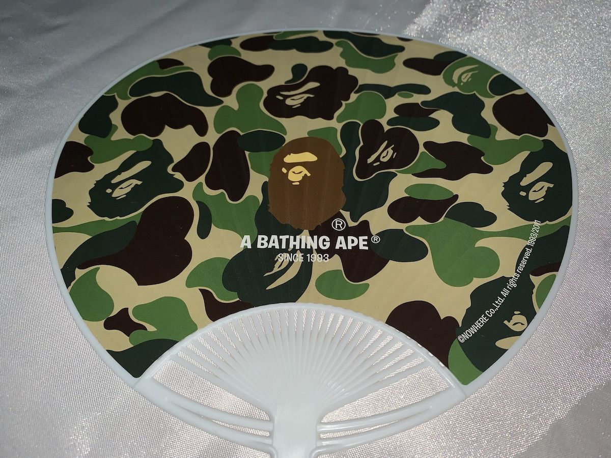 Bape BAPE Tommy Nano ZOZO limited 3 hand fan Japan OG ABC CAMO Size ONE SIZE - 8 Thumbnail
