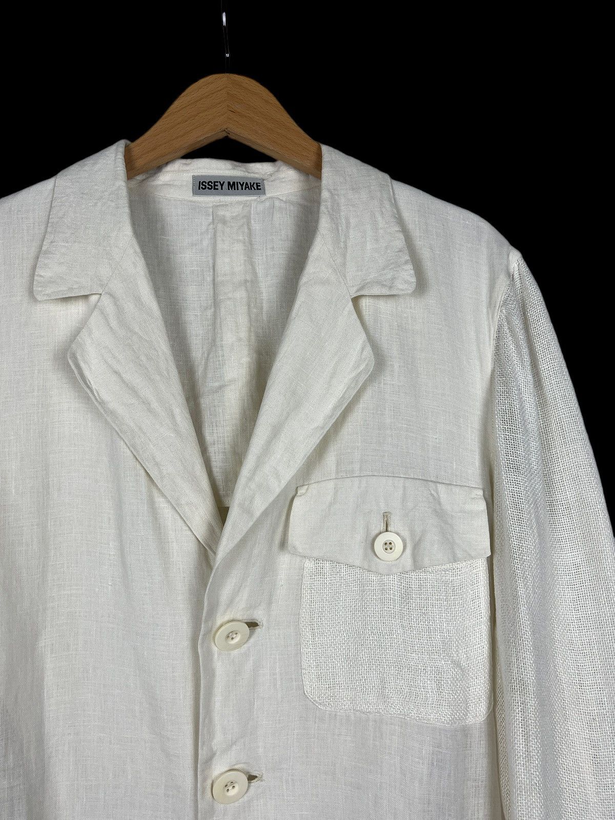 Grailed × Issey Miyake Archive Issey Miyake AW88 Linen Hybrid Light Jacket Size US L / EU 52-54 / 3 - 4 Thumbnail