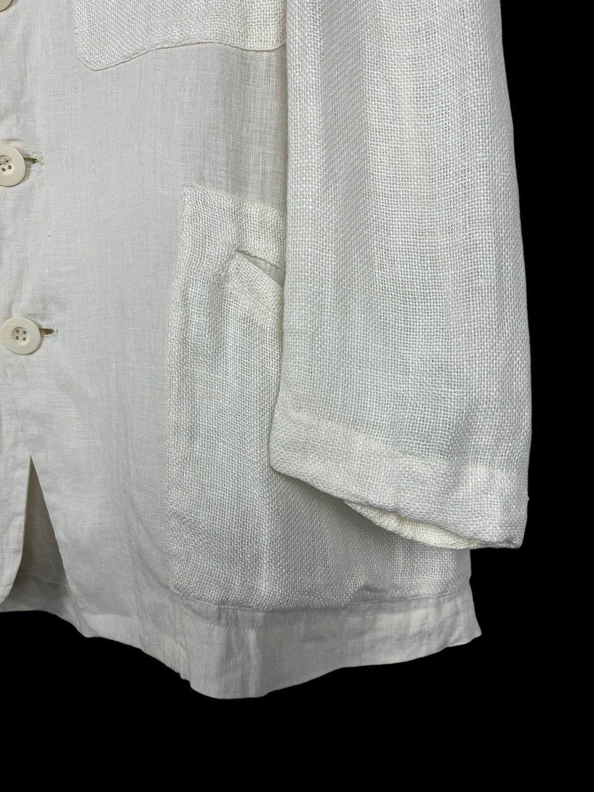 Grailed × Issey Miyake Archive Issey Miyake AW88 Linen Hybrid Light Jacket Size US L / EU 52-54 / 3 - 3 Thumbnail
