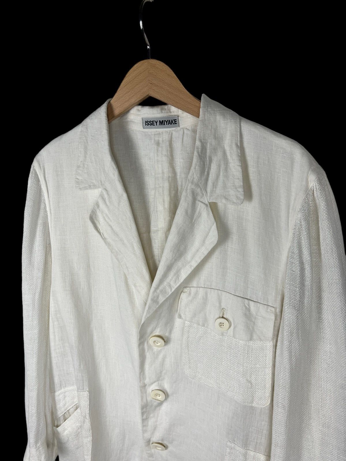 Grailed × Issey Miyake Archive Issey Miyake AW88 Linen Hybrid Light Jacket Size US L / EU 52-54 / 3 - 14 Thumbnail