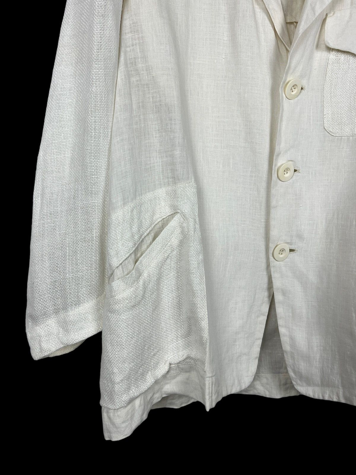 Grailed × Issey Miyake Archive Issey Miyake AW88 Linen Hybrid Light Jacket Size US L / EU 52-54 / 3 - 6 Thumbnail