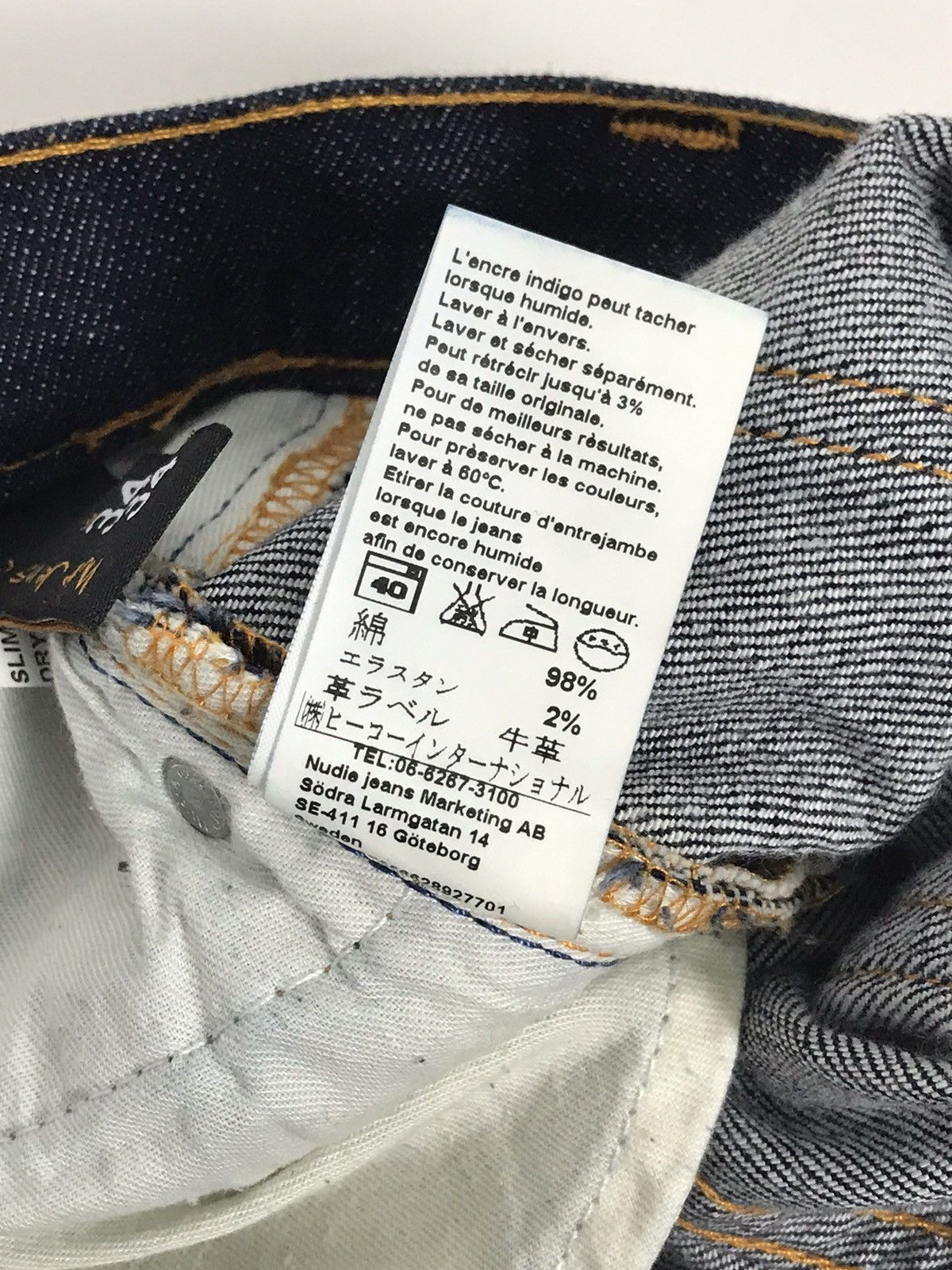 Japanese Brand × Nudie Jeans Nudie Jeans Denim Size US 34 / EU 50 - 9 Thumbnail