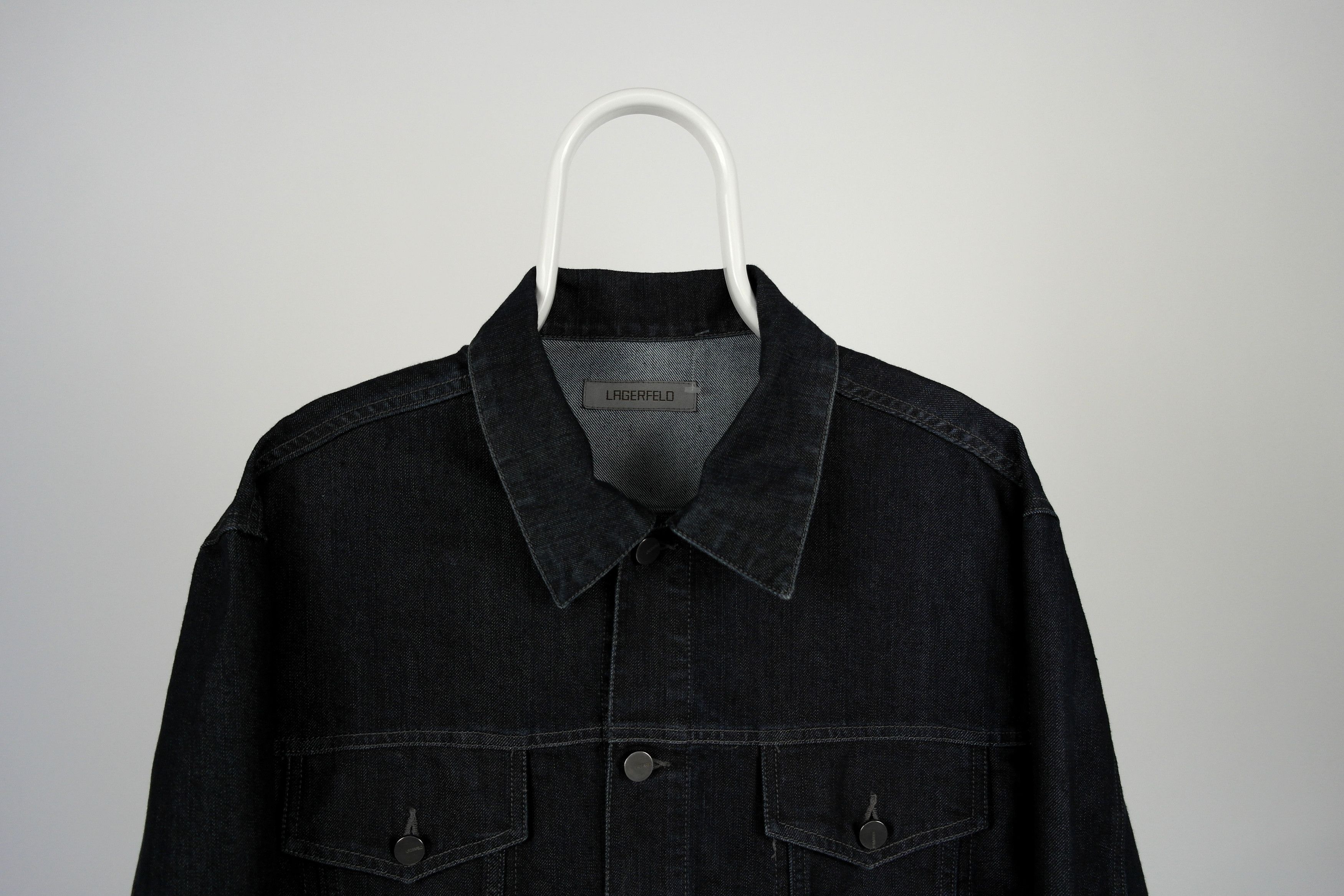 Karl Lagerfeld Karl Lagerfeld Denim Jacket Size US XL / EU 56 / 4 - 3 Thumbnail