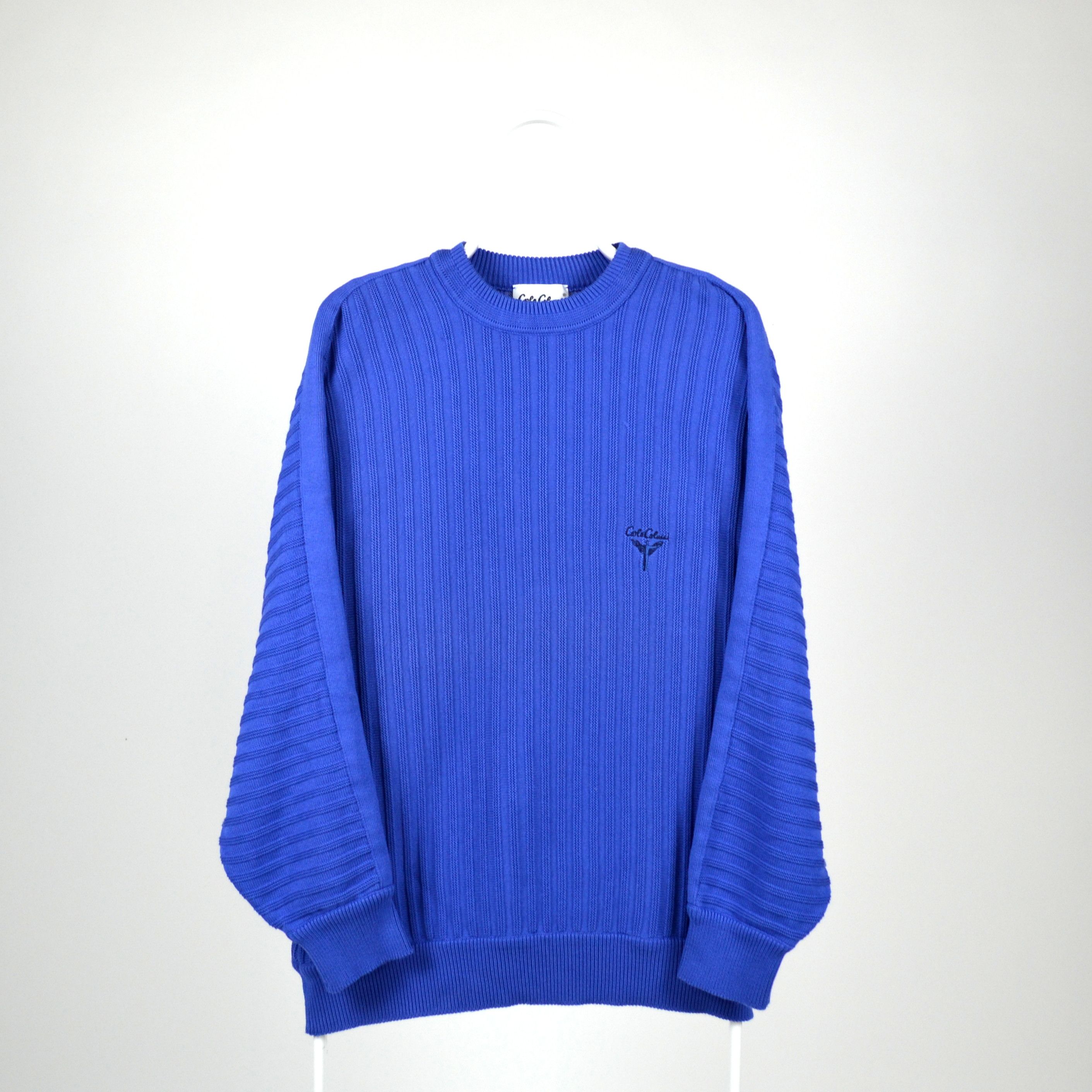 Carlo Colucci Carlo Colucci Blue Sweatshirt Size US L / EU 52-54 / 3 - 1 Thumbnail