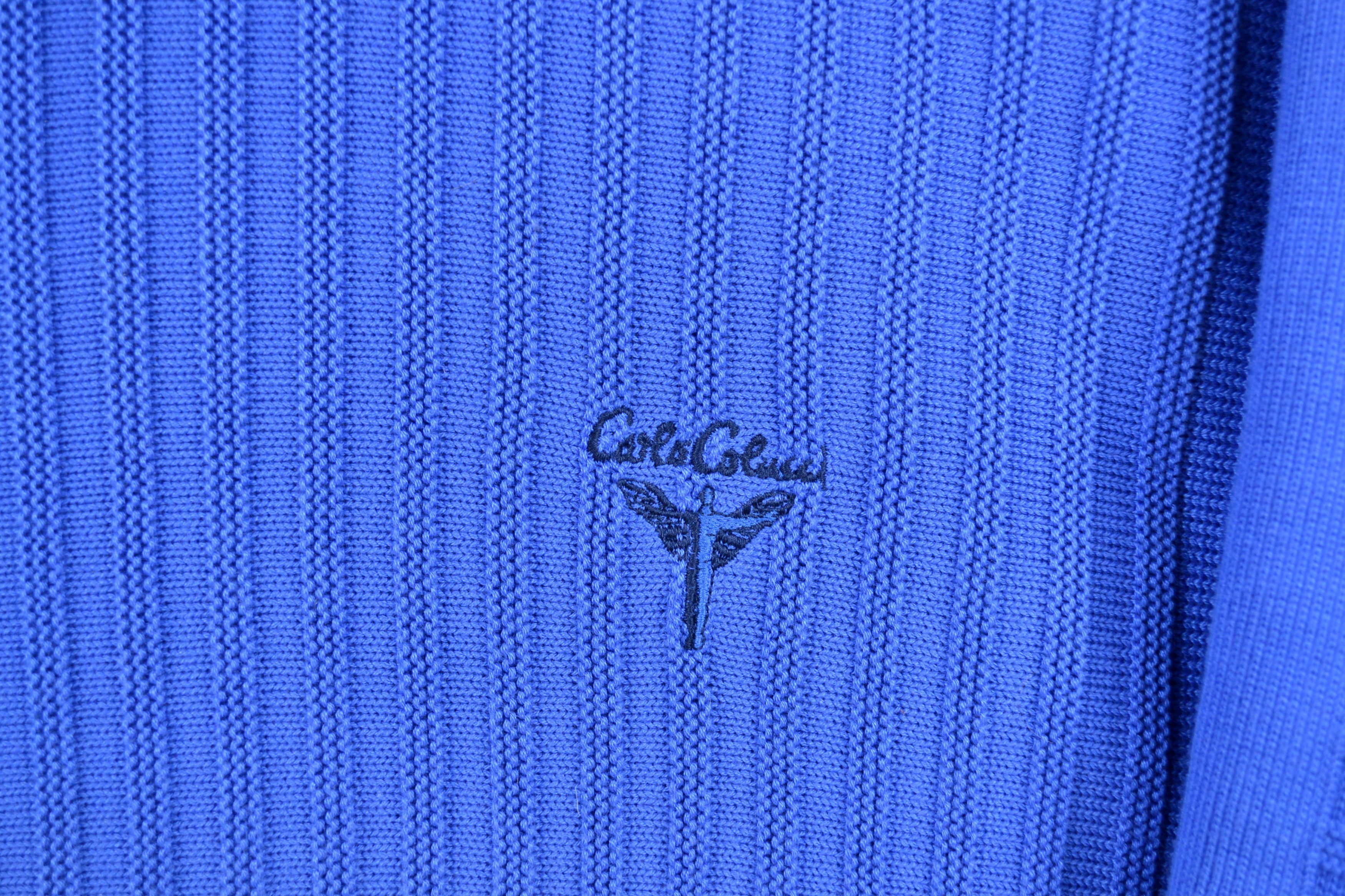 Carlo Colucci Carlo Colucci Blue Sweatshirt Size US L / EU 52-54 / 3 - 4 Thumbnail