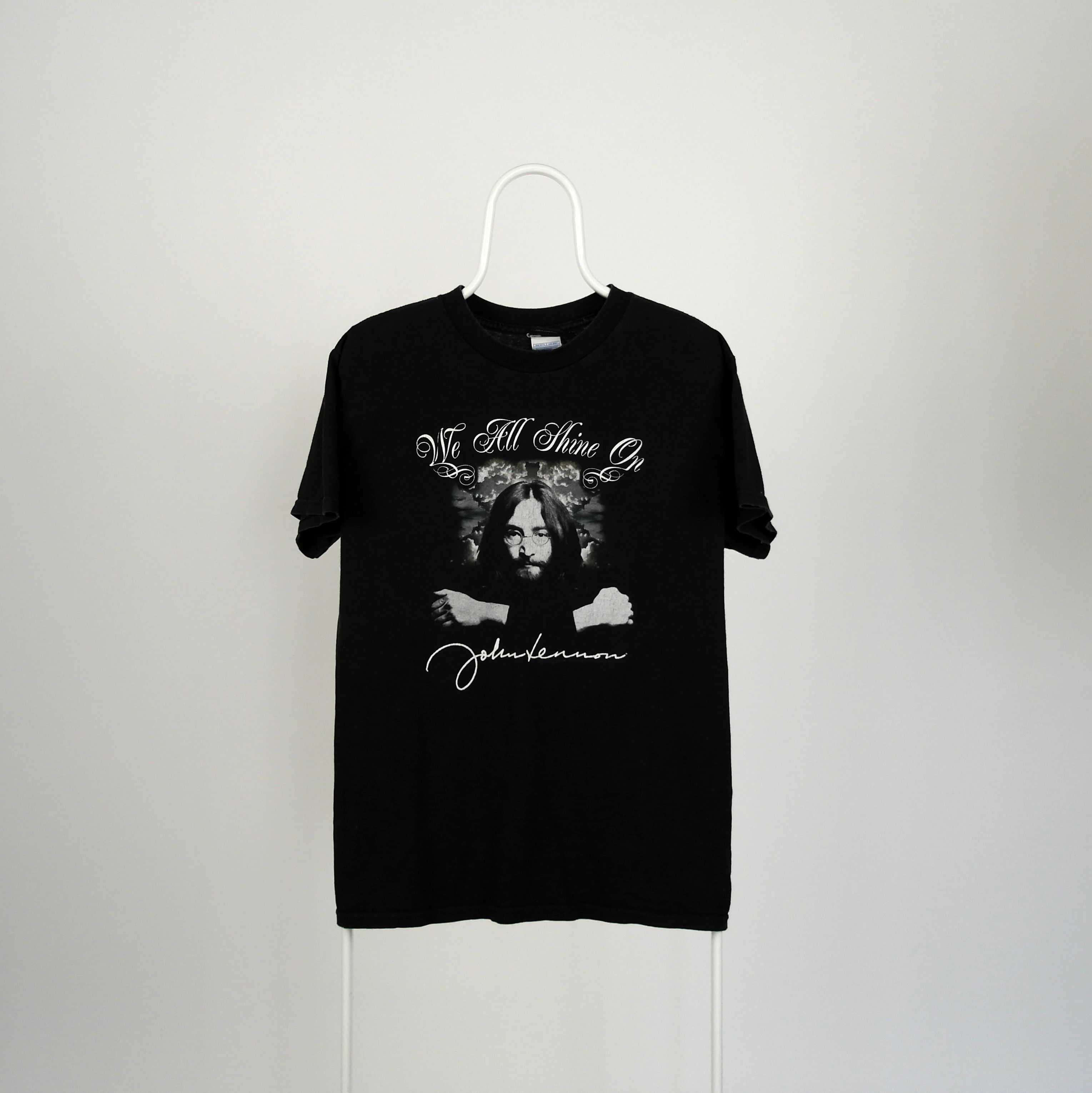 Band Tees × Vintage Vintage John Lennon Imagine Tee Shirt Size US L / EU 52-54 / 3 - 1 Thumbnail