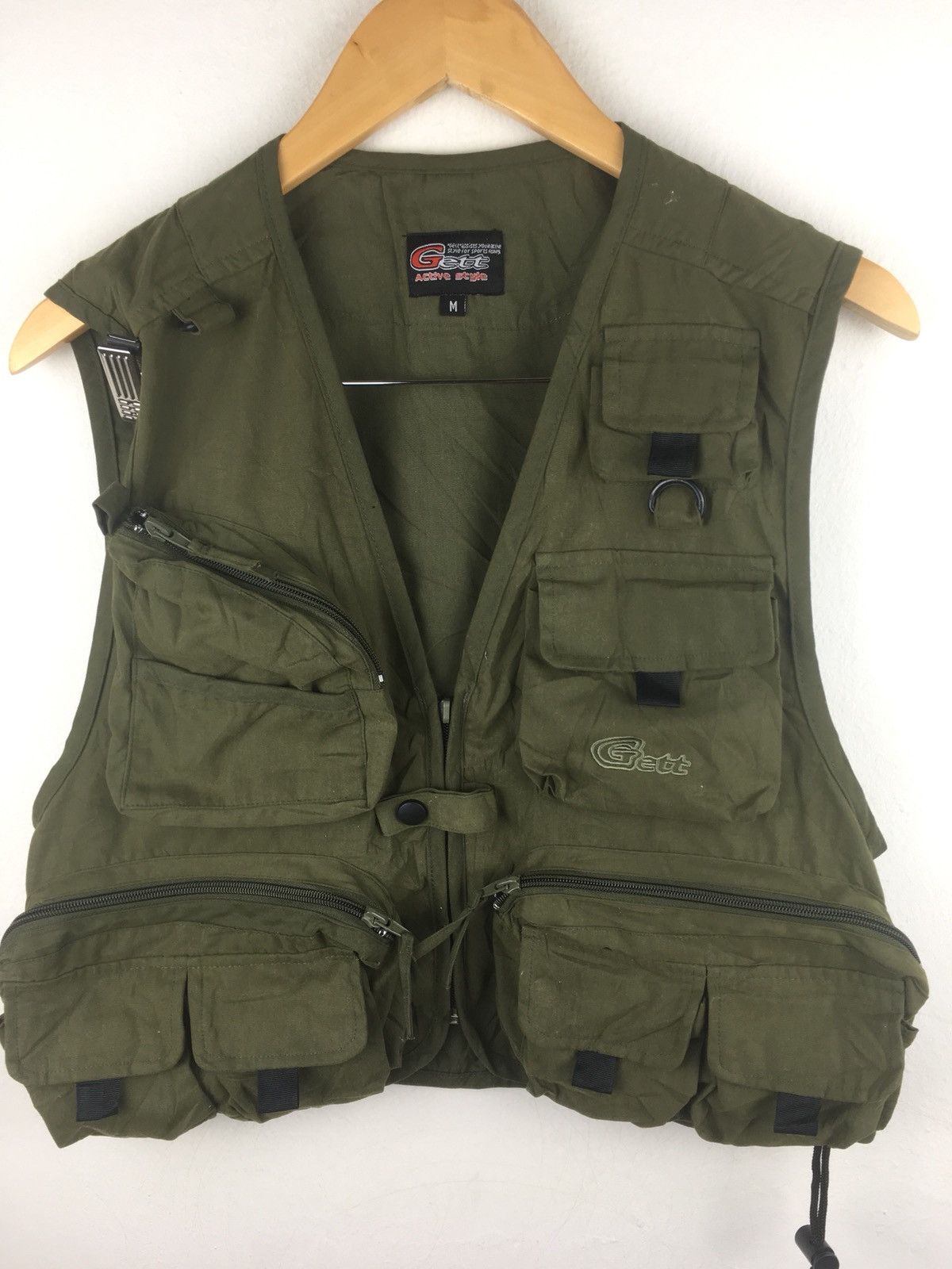 image of Military x Tracey Vest Gett Tactical Vest Armpit 19.5X20 in Green (Size Medium)