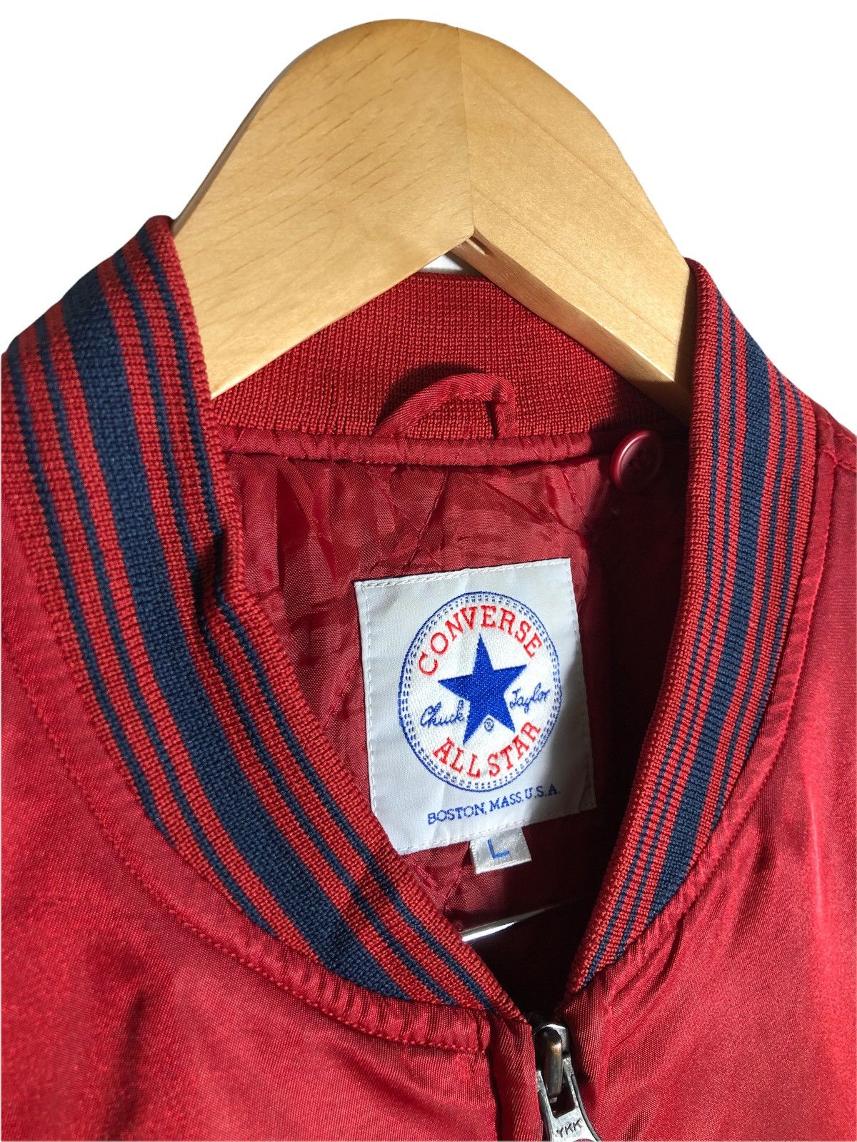 Converse × Vintage Vintage Converse Embroidered Varsity Jacket Size US XL / EU 56 / 4 - 8 Thumbnail