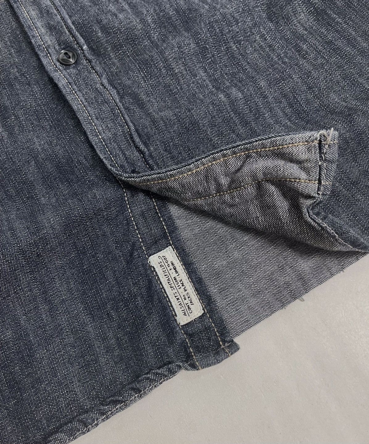 Allsaints Allsaints Spitalfields Denim Shirt Size US L / EU 52-54 / 3 - 8 Thumbnail