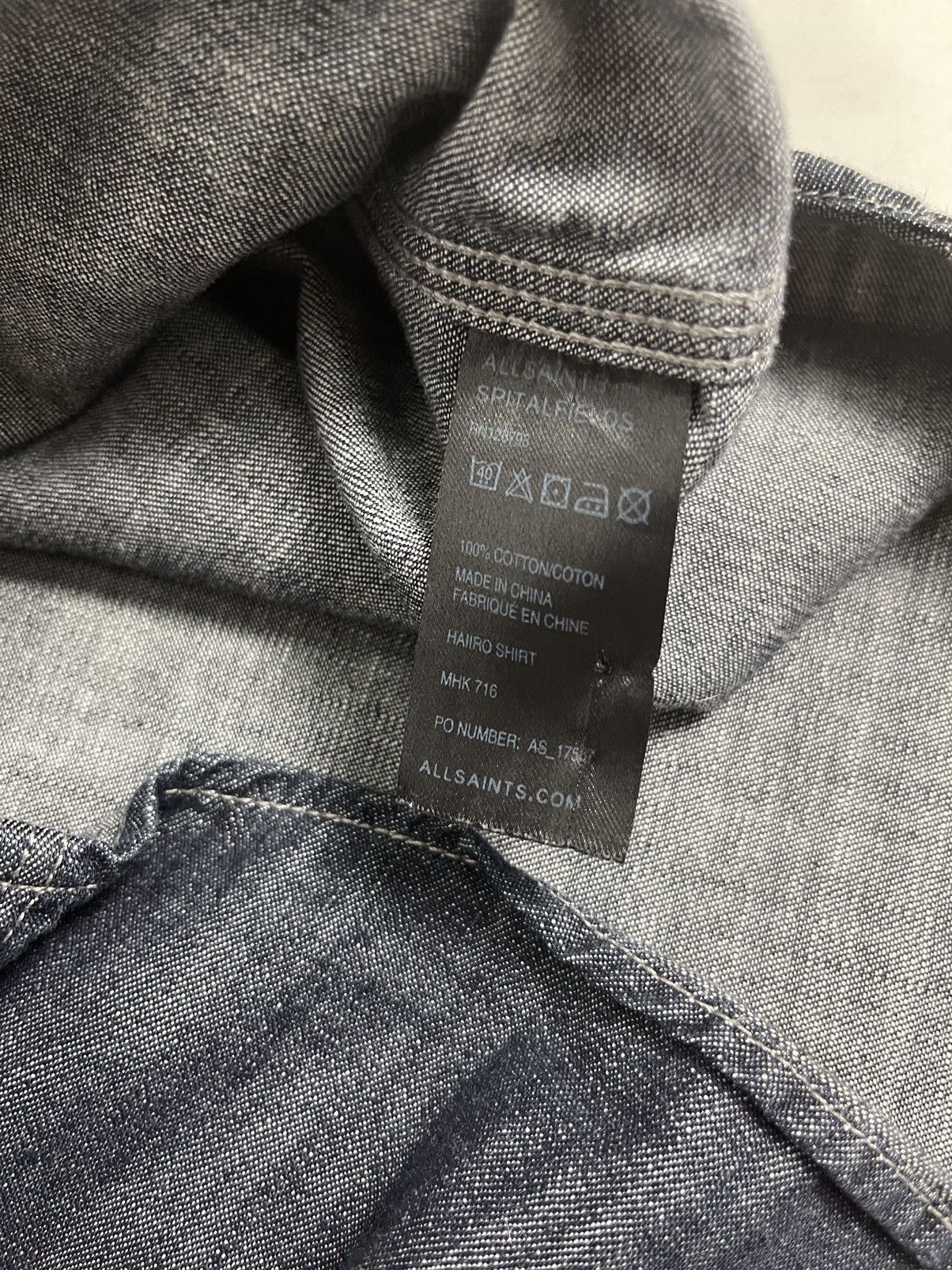 Allsaints Allsaints Spitalfields Denim Shirt Size US L / EU 52-54 / 3 - 10 Thumbnail