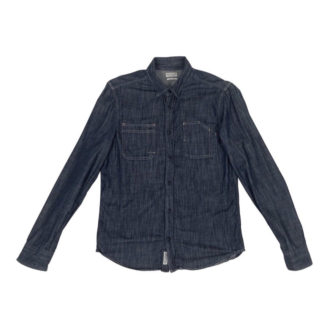 Allsaints Allsaints Spitalfields Denim Shirt Size US L / EU 52-54 / 3 - 2 Thumbnail