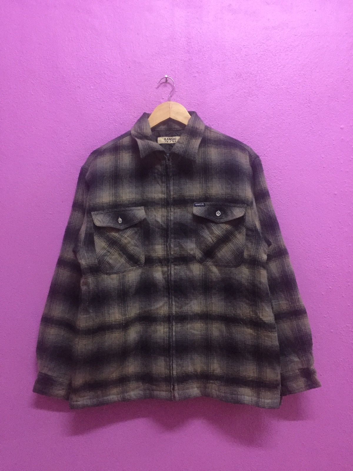 Kansai Yamamoto Vintage Kansai Jeans Flannel Size M Size US M / EU 48-50 / 2 - 1 Thumbnail