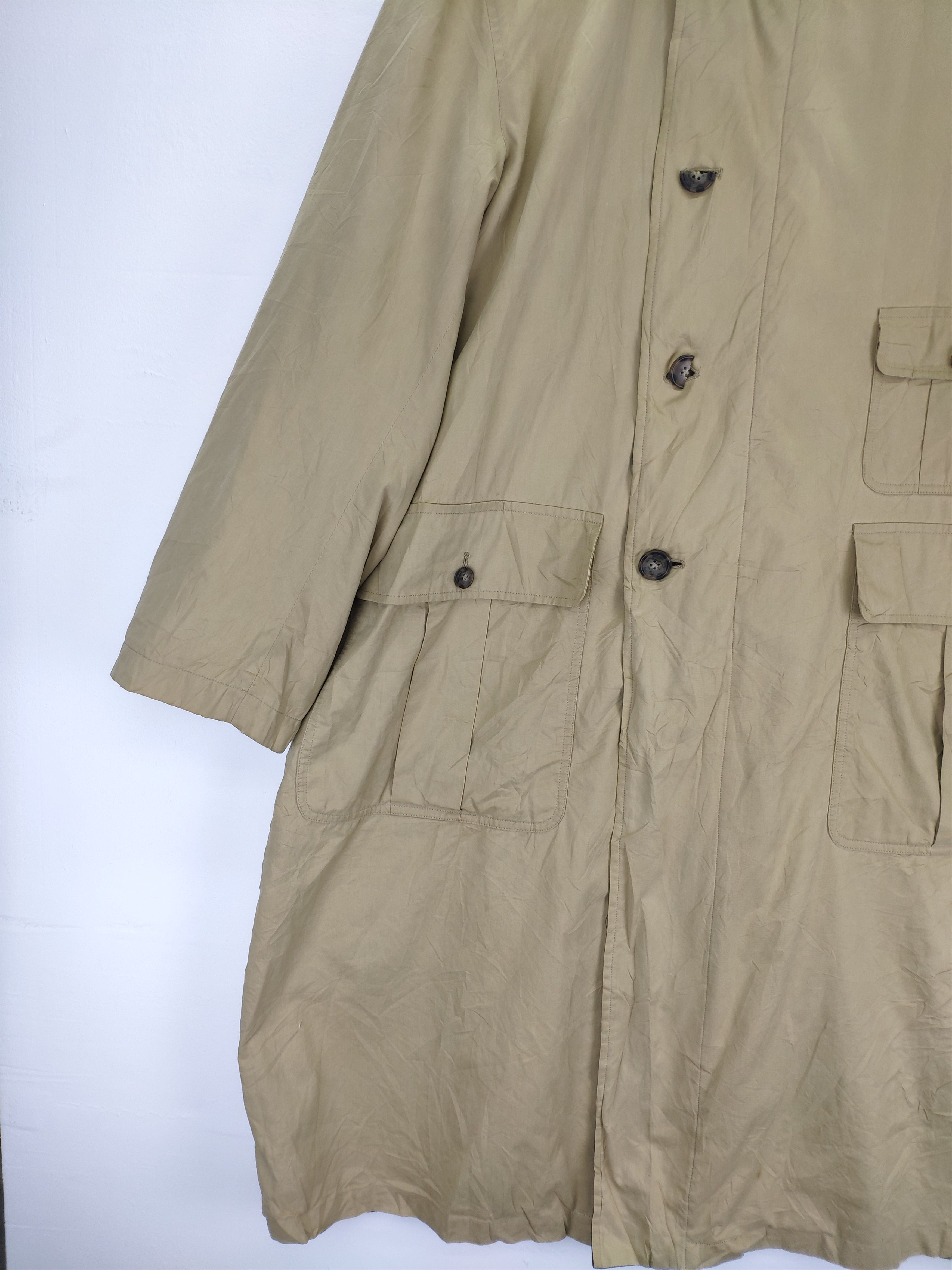 Allegri × Vintage Vintage Allegri Raincoat Wool Linen Long Coat Size US L / EU 52-54 / 3 - 10 Thumbnail
