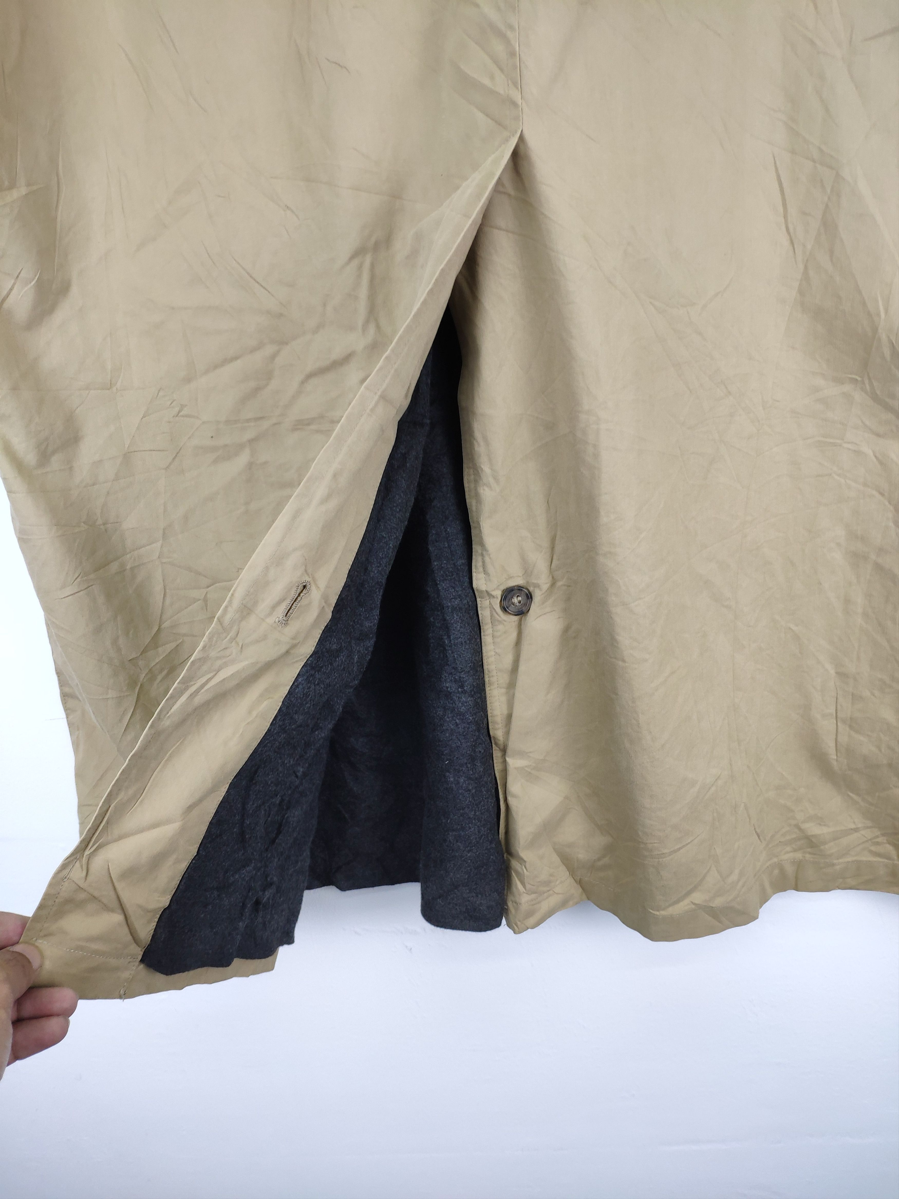 Allegri × Vintage Vintage Allegri Raincoat Wool Linen Long Coat Size US L / EU 52-54 / 3 - 17 Thumbnail