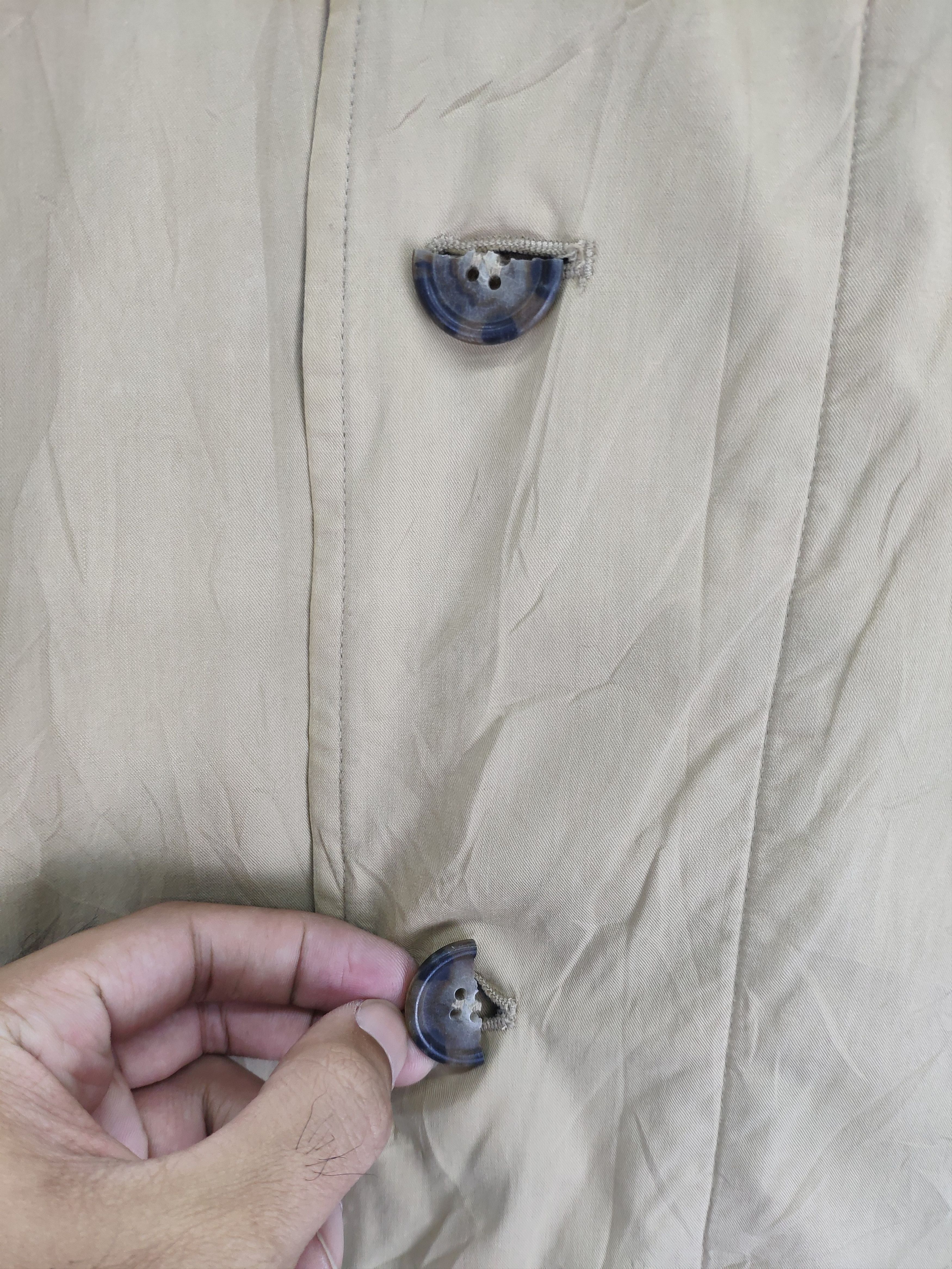 Allegri × Vintage Vintage Allegri Raincoat Wool Linen Long Coat Size US L / EU 52-54 / 3 - 11 Thumbnail