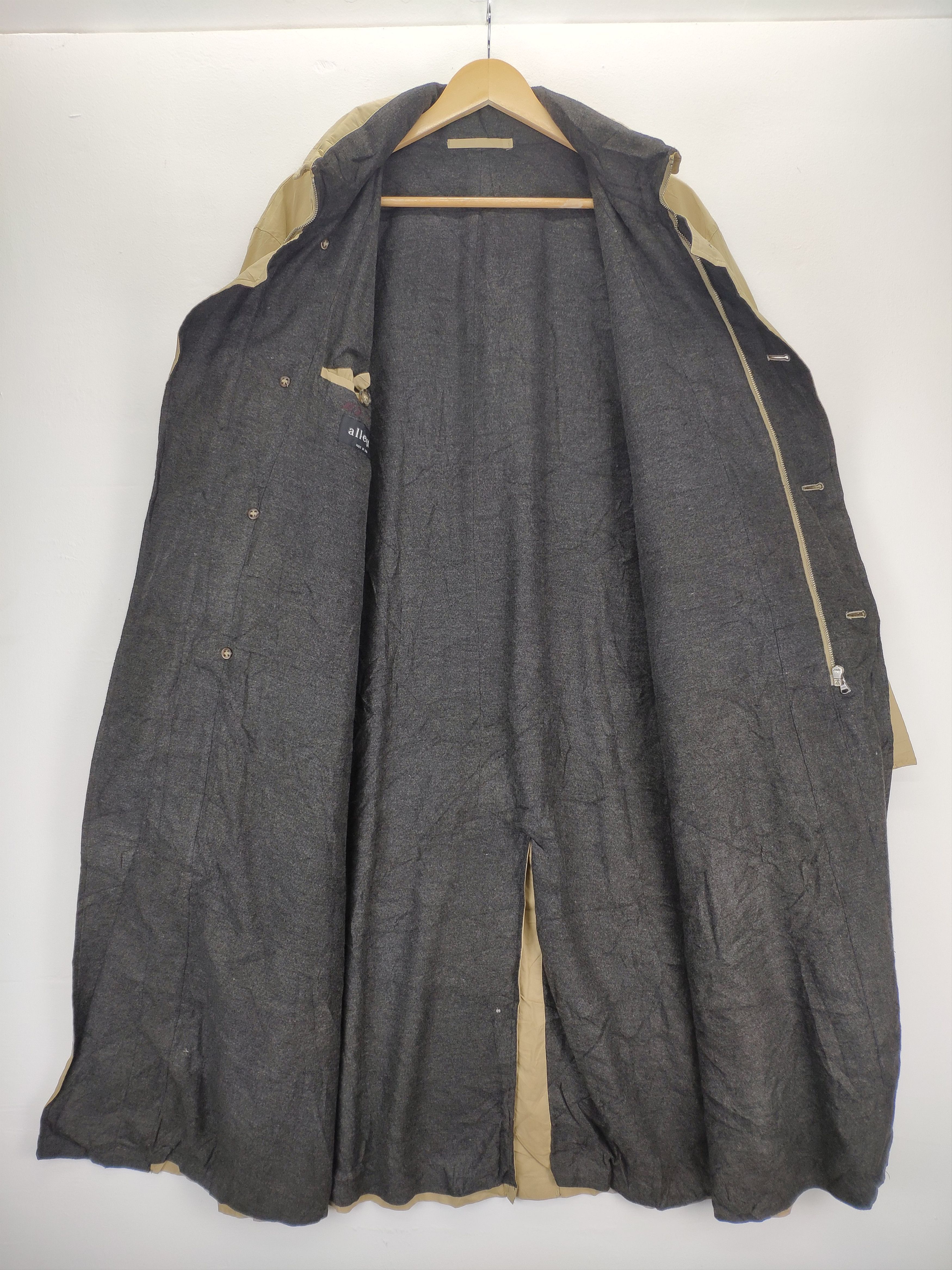 Allegri × Vintage Vintage Allegri Raincoat Wool Linen Long Coat Size US L / EU 52-54 / 3 - 15 Thumbnail