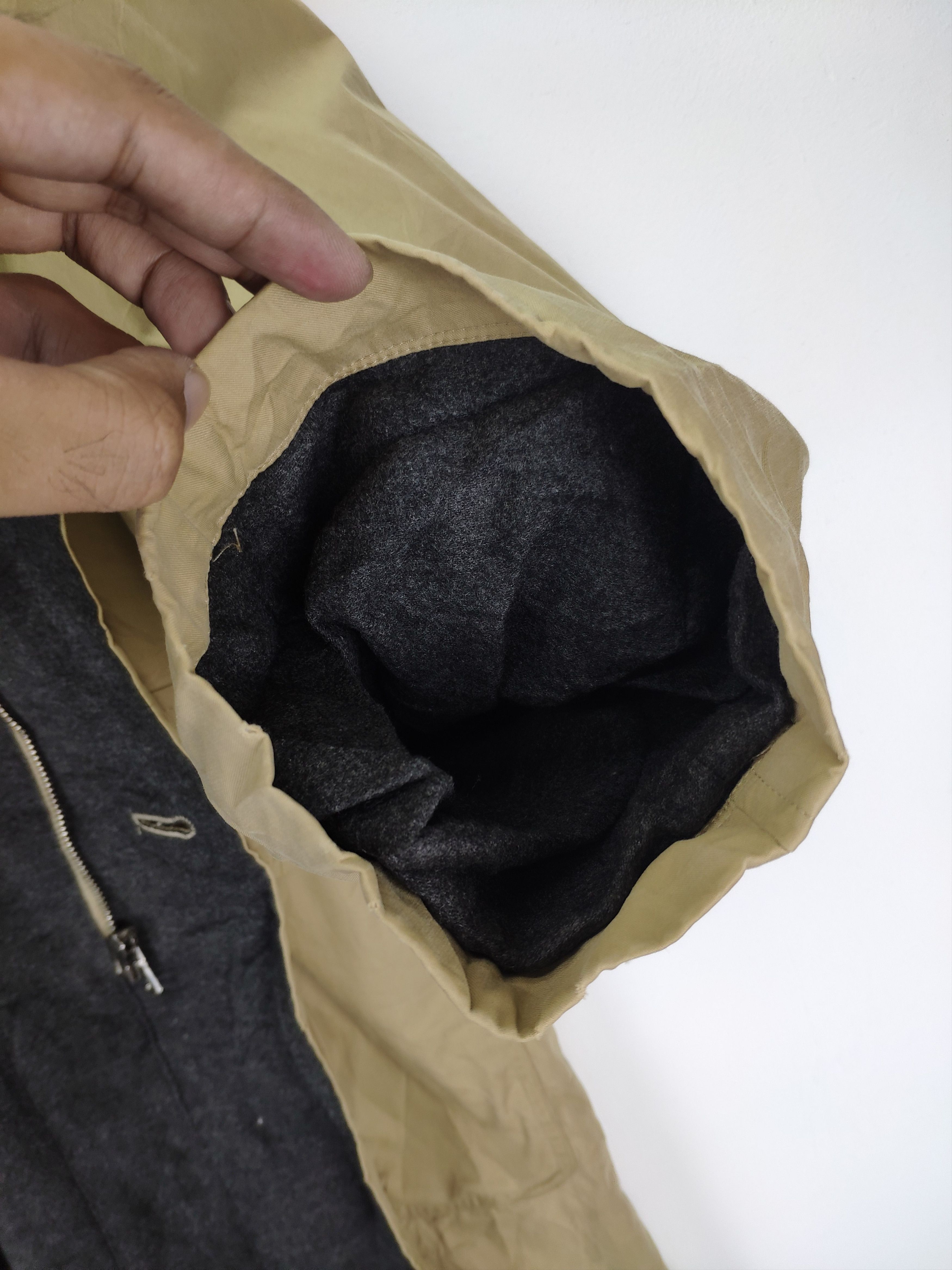 Allegri × Vintage Vintage Allegri Raincoat Wool Linen Long Coat Size US L / EU 52-54 / 3 - 13 Thumbnail