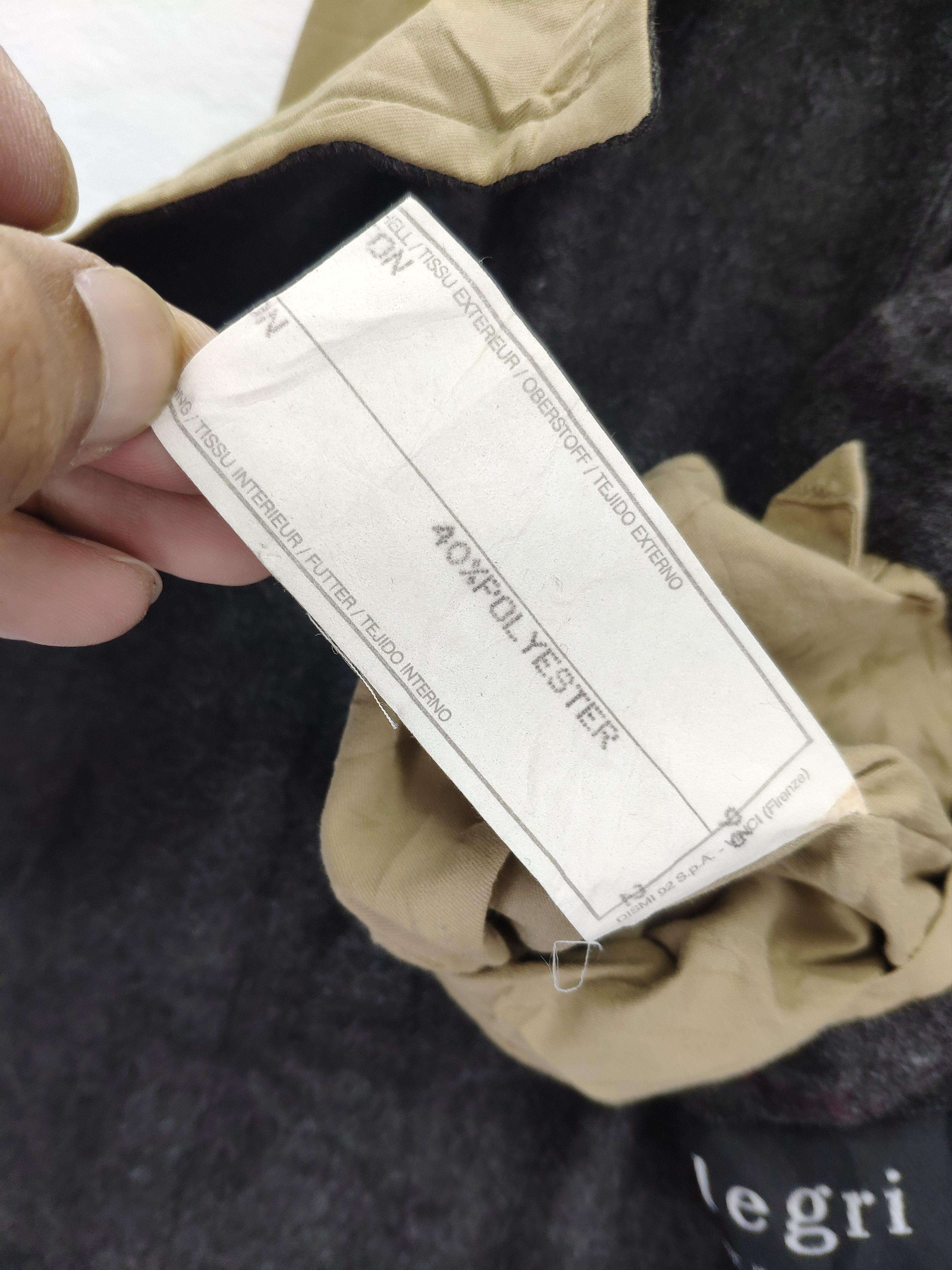 Allegri × Vintage Vintage Allegri Raincoat Wool Linen Long Coat Size US L / EU 52-54 / 3 - 6 Thumbnail