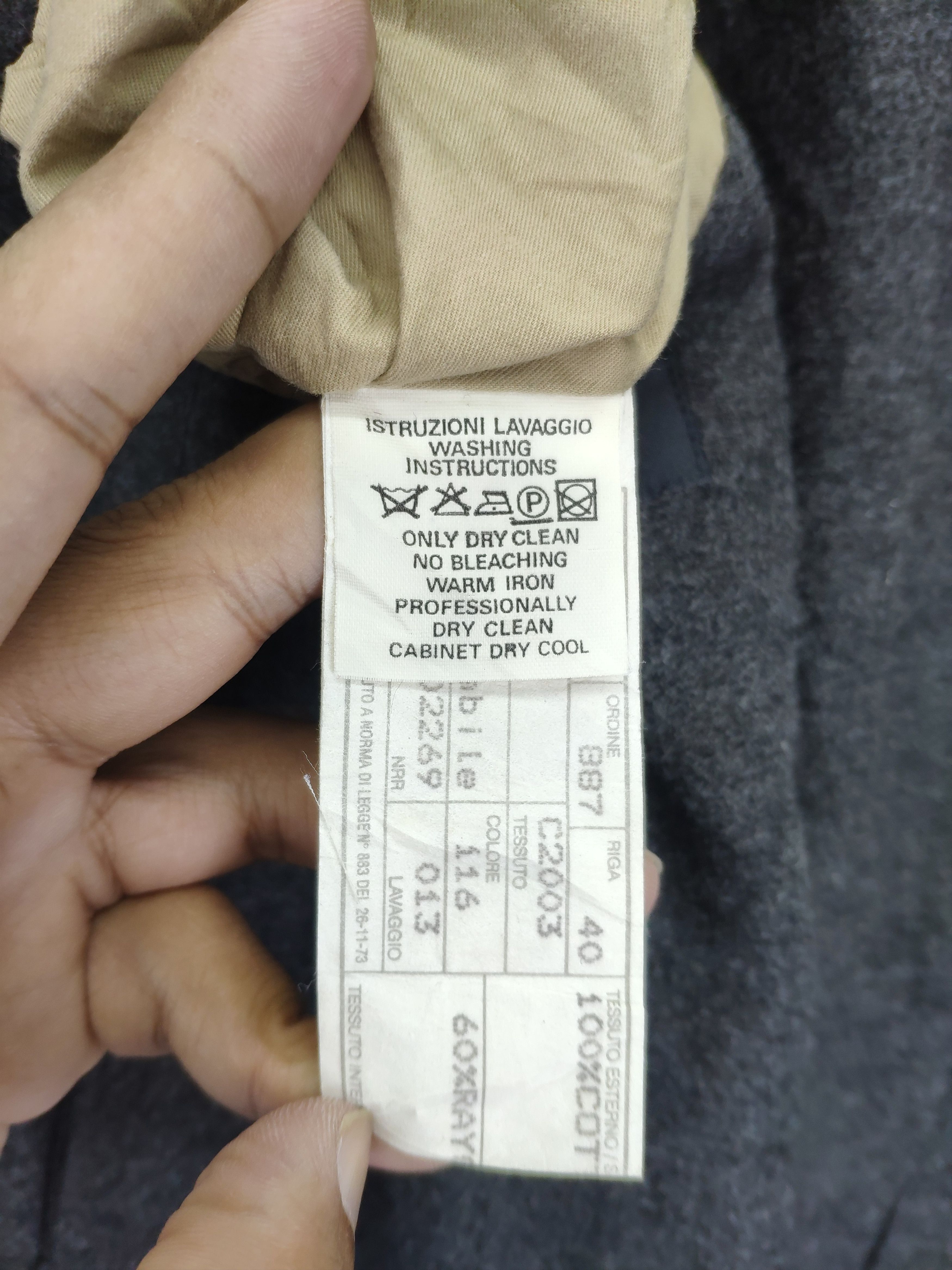 Allegri × Vintage Vintage Allegri Raincoat Wool Linen Long Coat Size US L / EU 52-54 / 3 - 4 Thumbnail