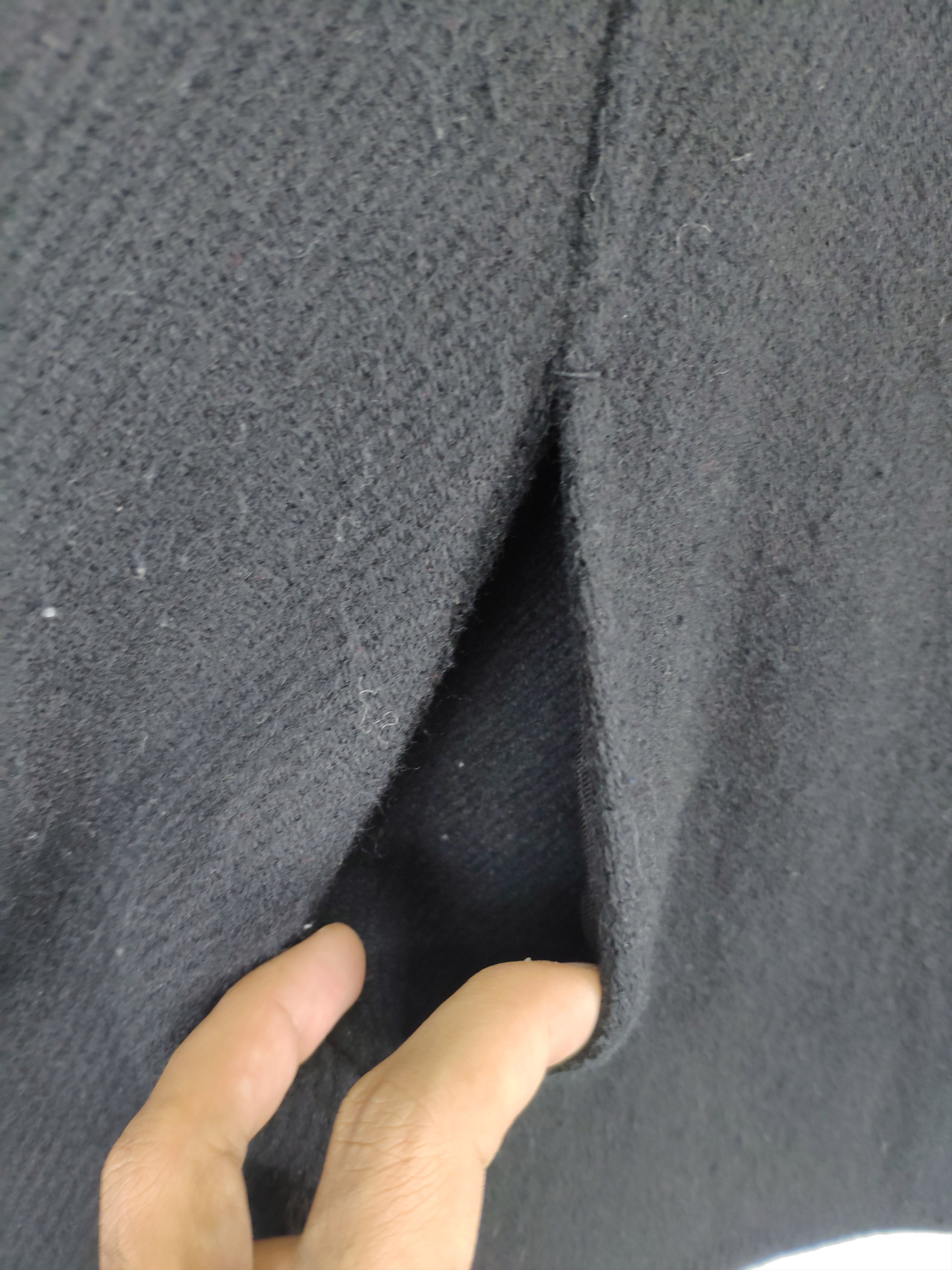 Designer × Yohji Yamamoto Ined by Yohji Yamamoto Wool Black Coat Size S / US 4 / IT 40 - 8 Thumbnail