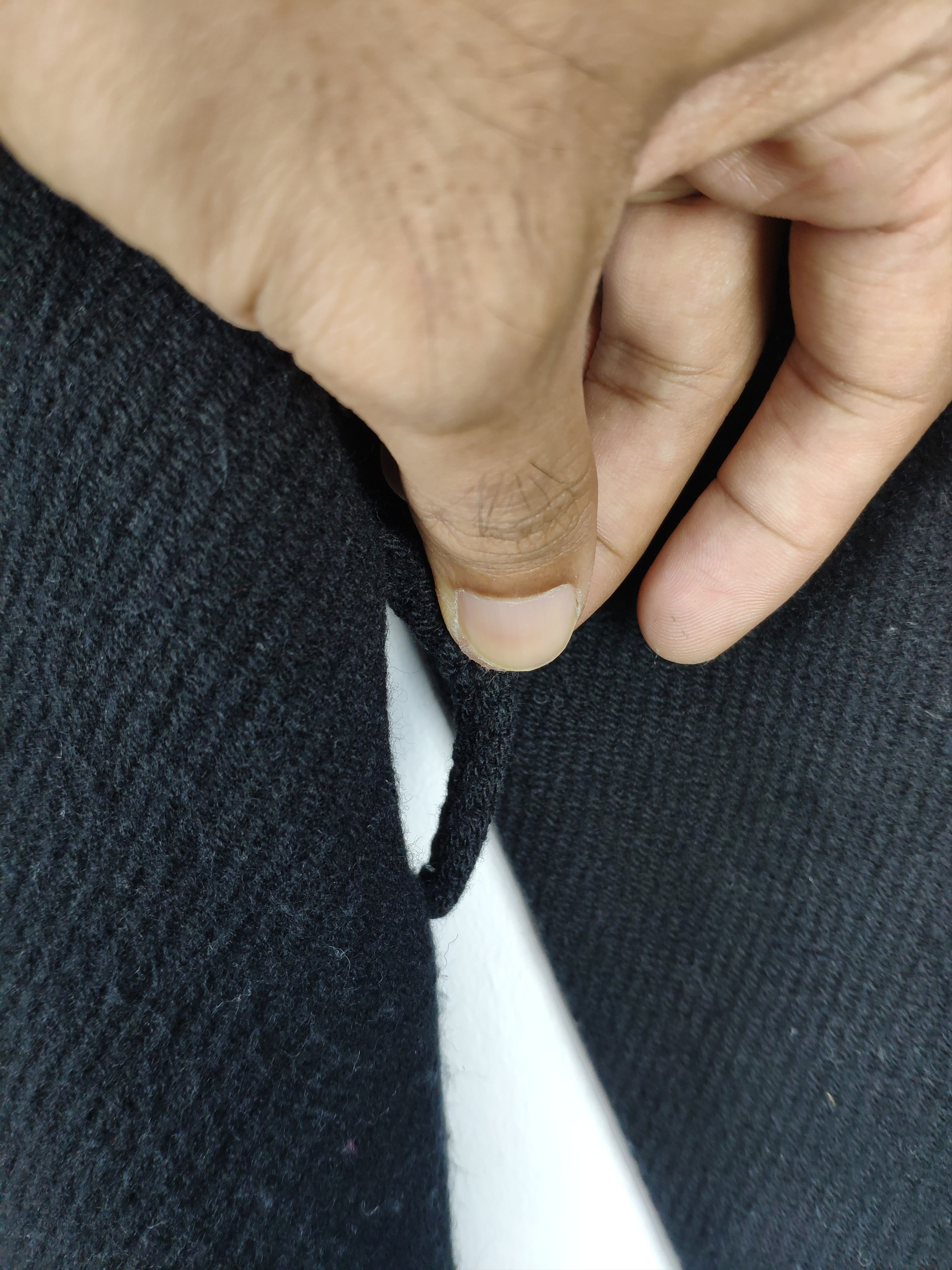 Designer × Yohji Yamamoto Ined by Yohji Yamamoto Wool Black Coat Size S / US 4 / IT 40 - 12 Thumbnail