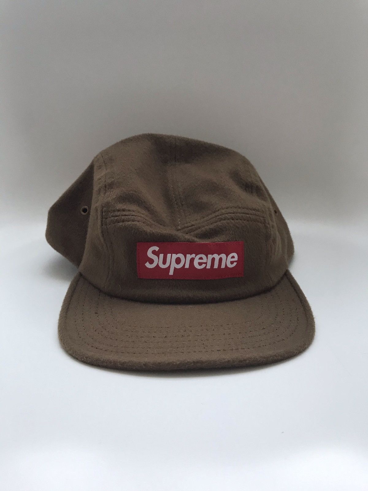image of Loro Piana x Supreme Loro Piano Wool Cap Camp NWT in Tan, Men's