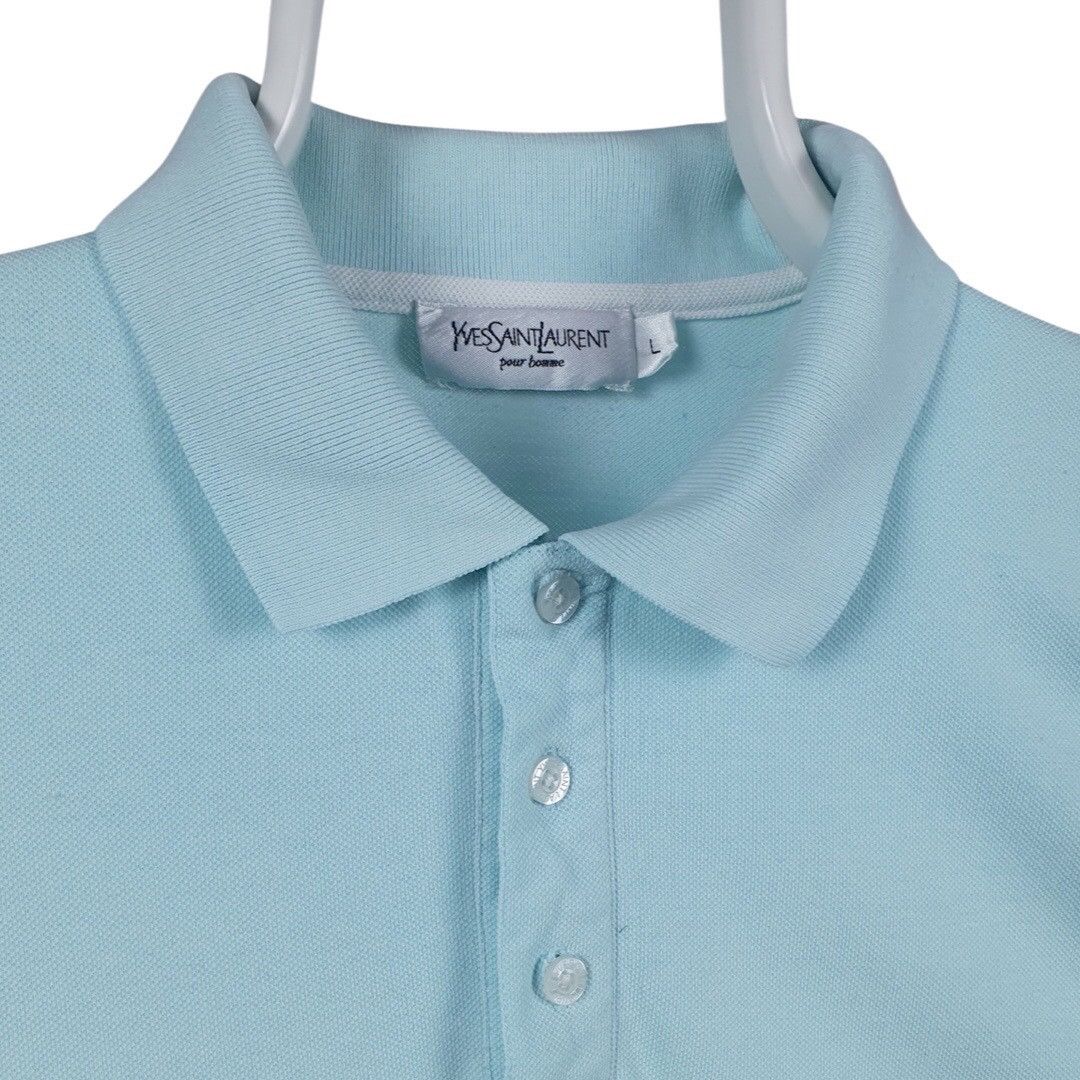 Yves Saint Laurent Yves Saint Laurent Logo Polo Size US L / EU 52-54 / 3 - 3 Thumbnail