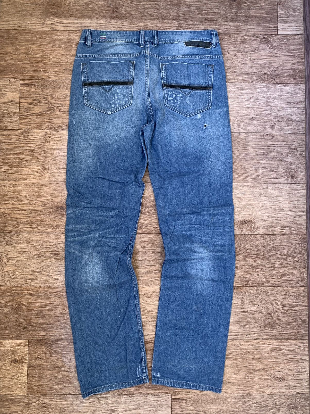 Diesel × Vintage Diesel Distressed Safado Jeans W36 L34 Size US 36 / EU 52 - 6 Thumbnail