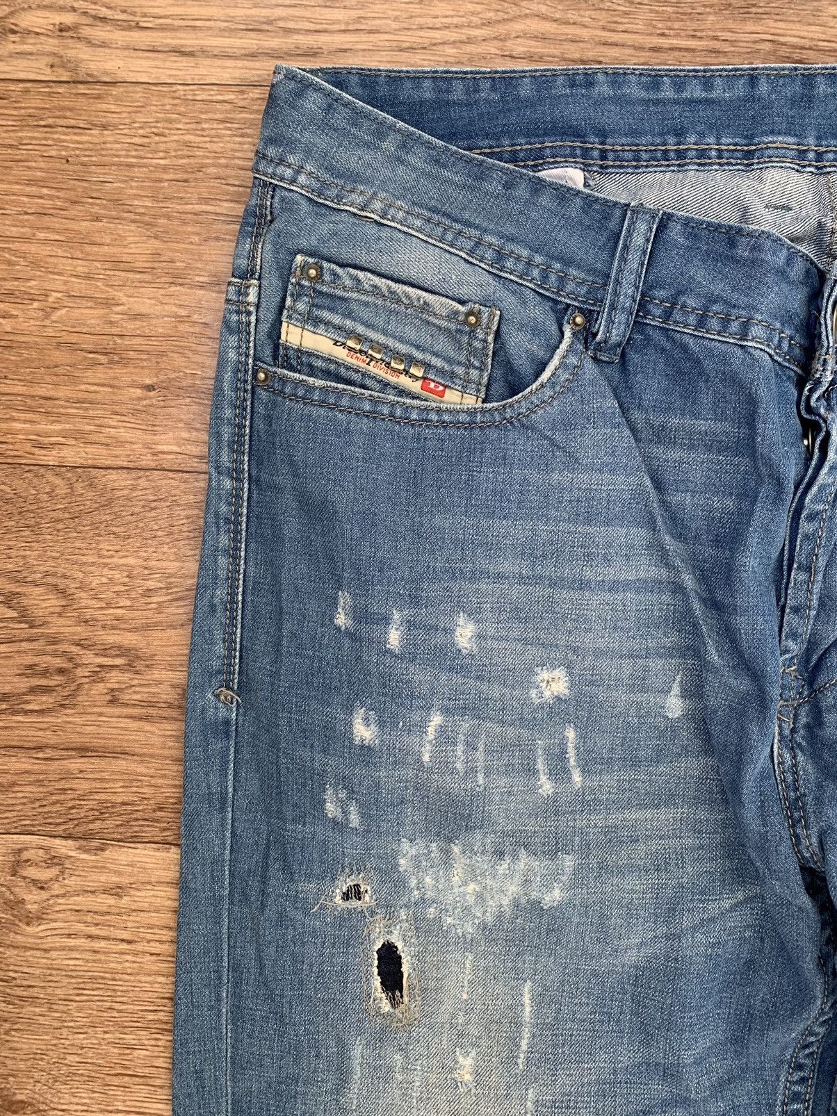 Diesel × Vintage Diesel Distressed Safado Jeans W36 L34 Size US 36 / EU 52 - 4 Thumbnail
